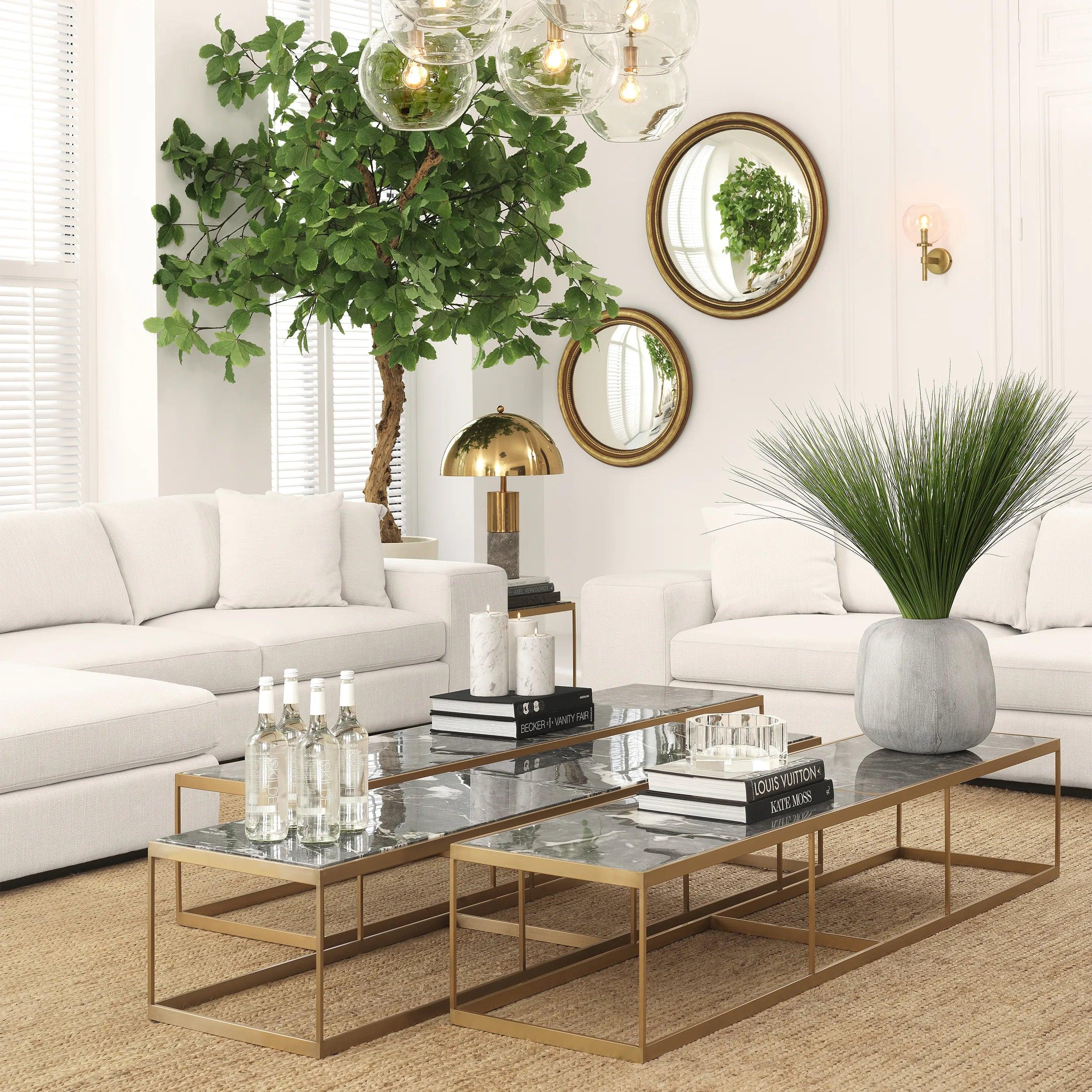 Stolik kawowy LA QUINTA szary marmur Eichholtz Eye on Design
