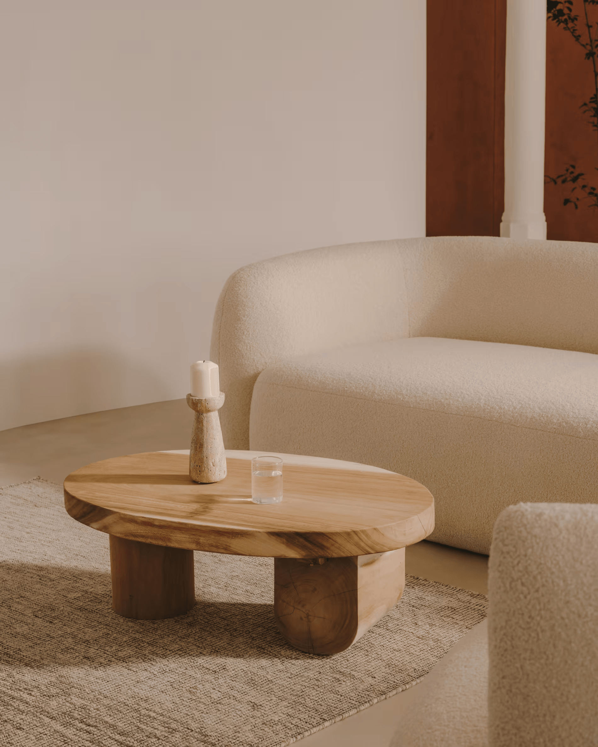 Stolik kawowy MOSI lite drewno mungur La Forma Eye on Design