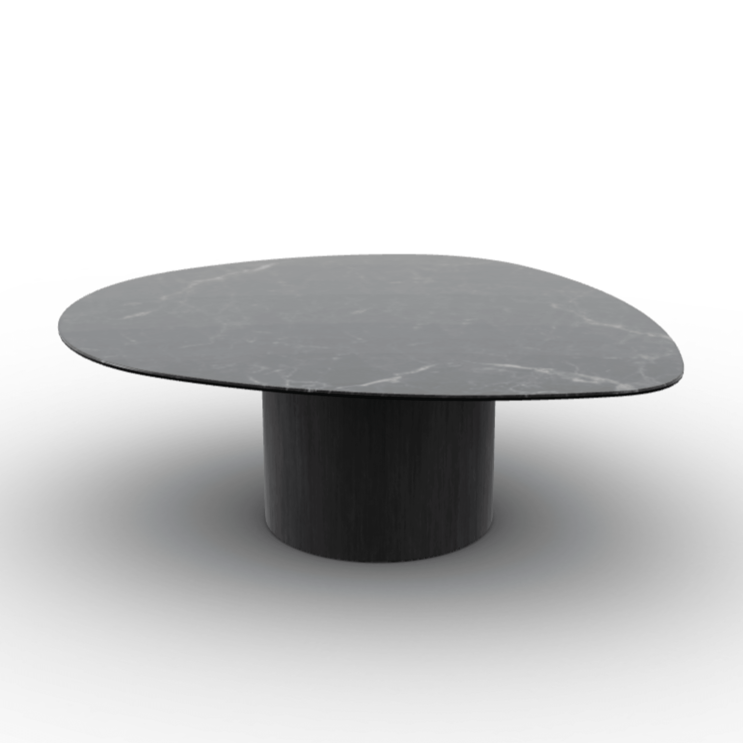 Stolik kawowy MUSHROOM czarny matowy Calligaris czarny ceramiczny marmur Eye on Design
