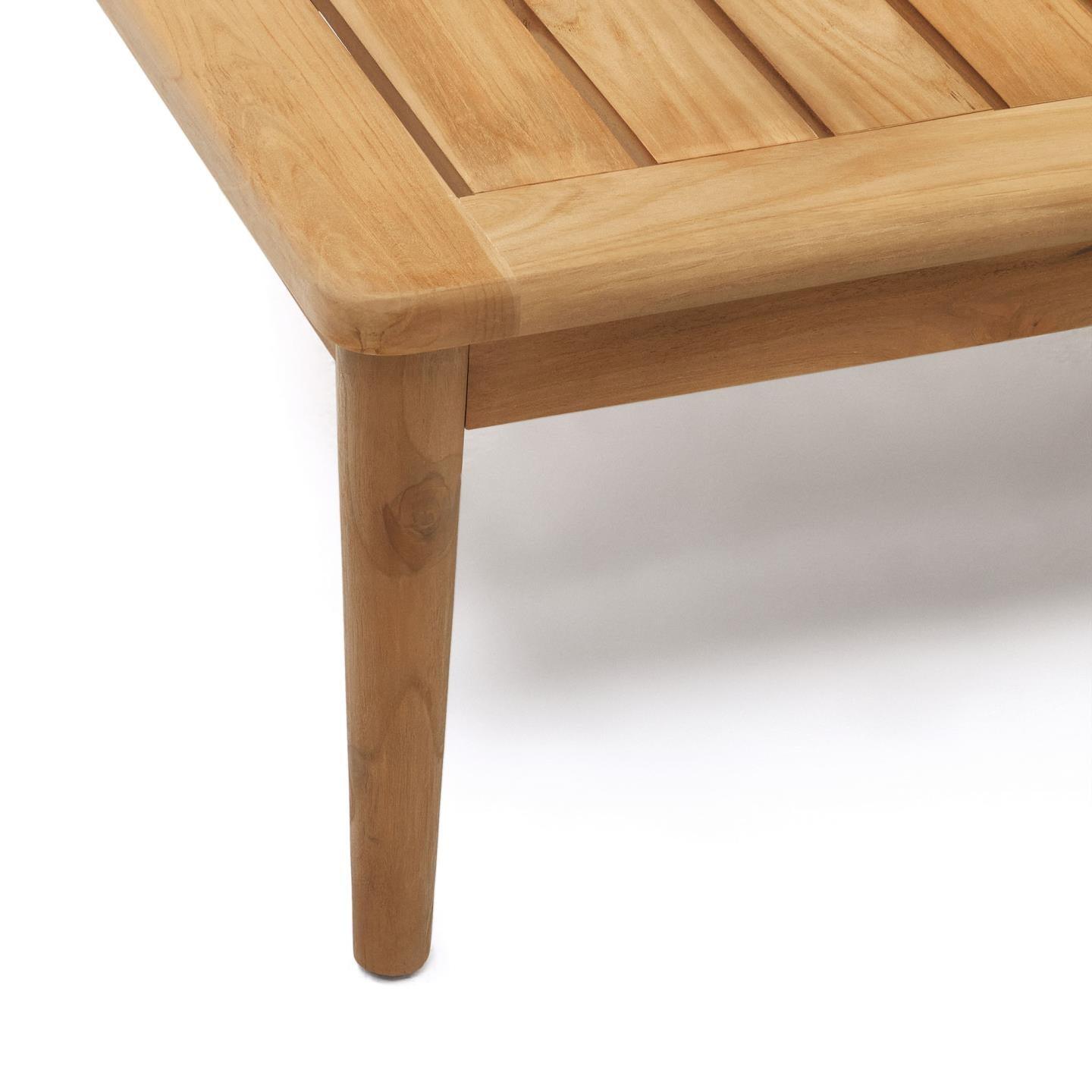 Stolik kawowy ogrodowy PORTITXOL lite drewno tekowe La Forma Eye on Design