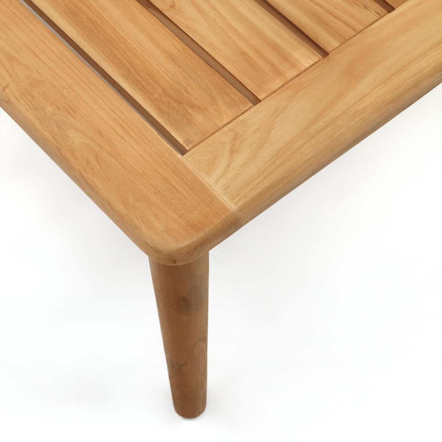 Stolik kawowy ogrodowy PORTITXOL lite drewno tekowe La Forma Eye on Design