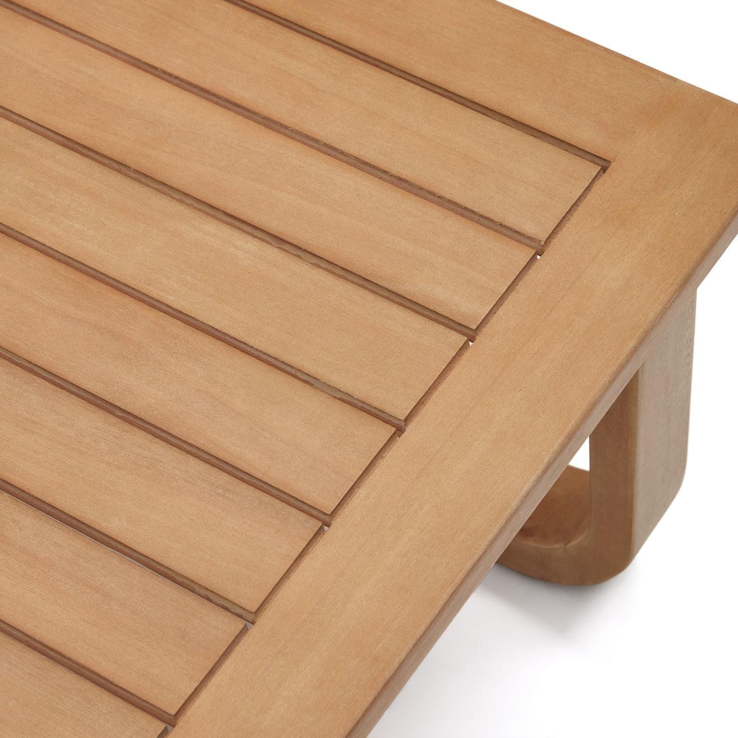 Stolik kawowy ogrodowy SACALETA lite drewno eukaliptusowe La Forma Eye on Design