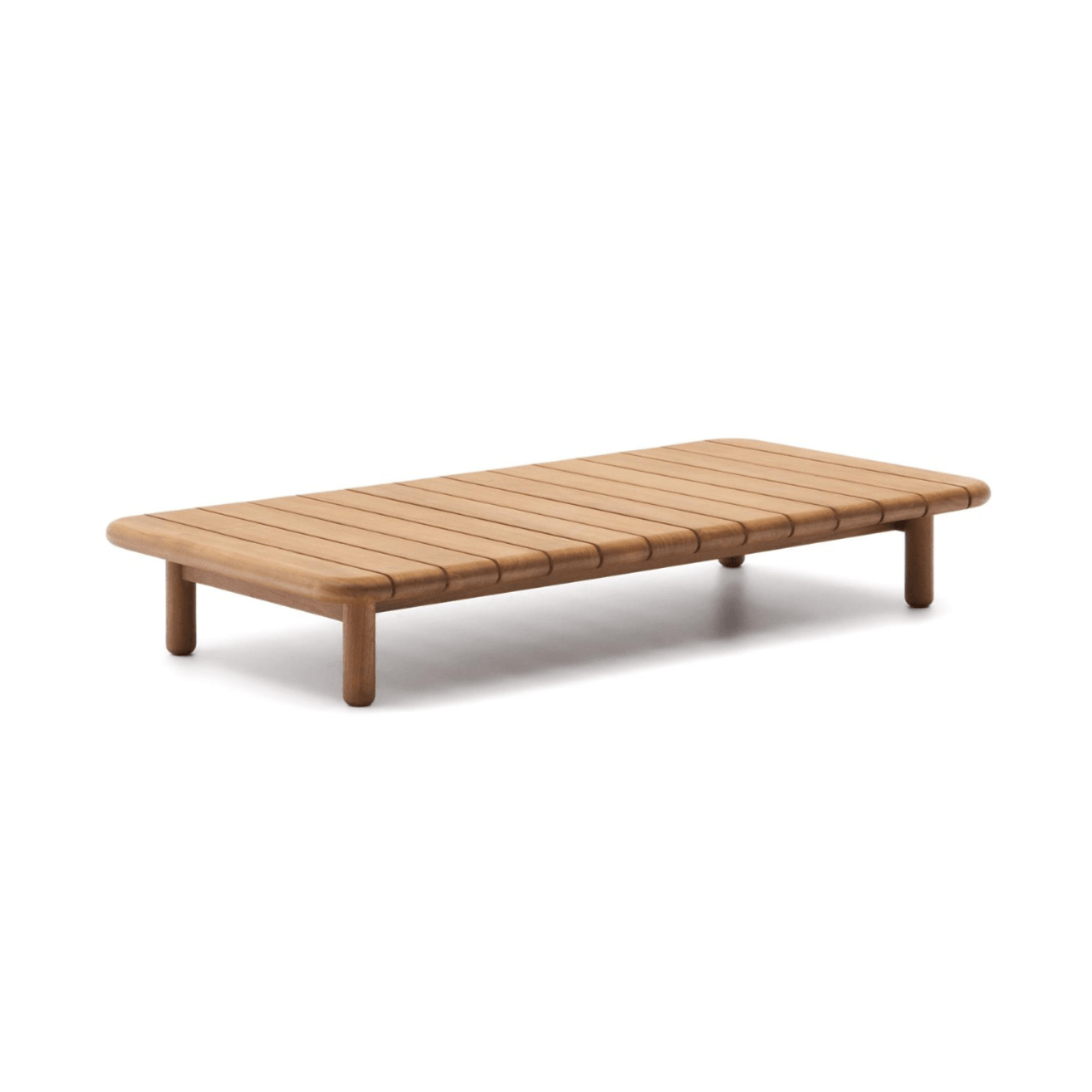 Stolik kawowy TURQUETA drewno tekowe La Forma 140 x 70 cm Eye on Design