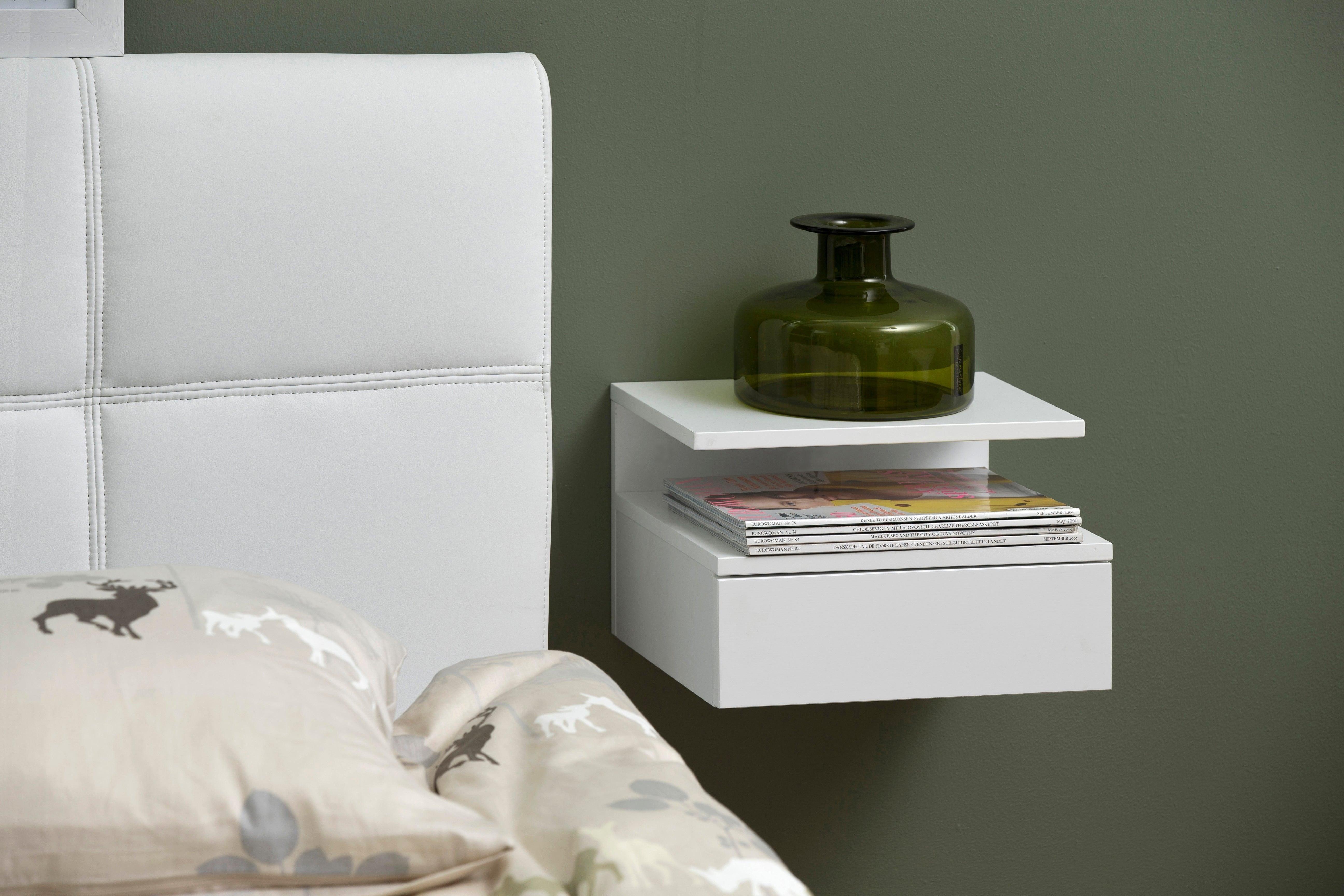 Stolik nocny ASHLAN biały Home Essentials Eye on Design