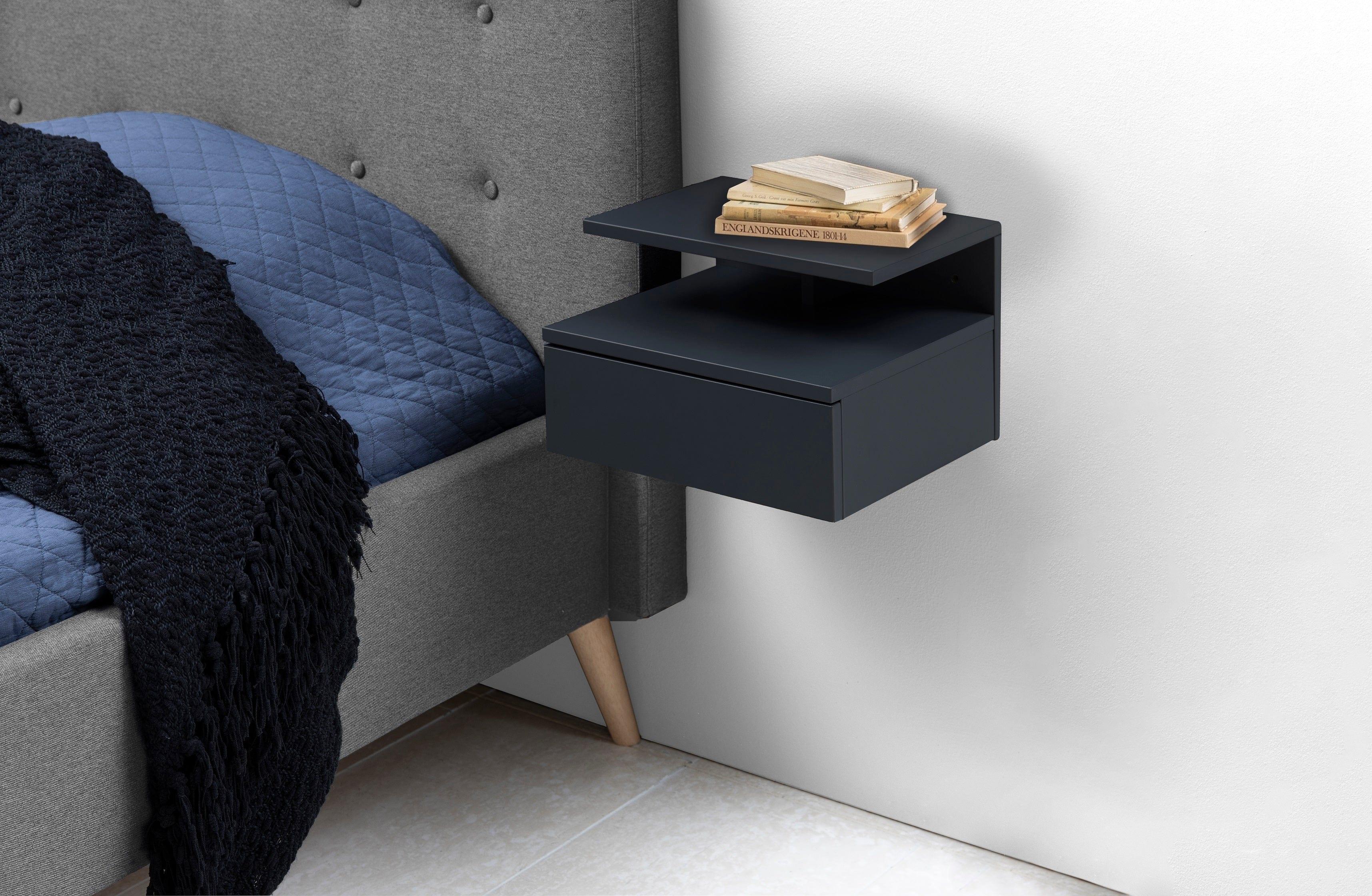 Stolik nocny ASHLAN ciemnoszary Home Essentials Eye on Design