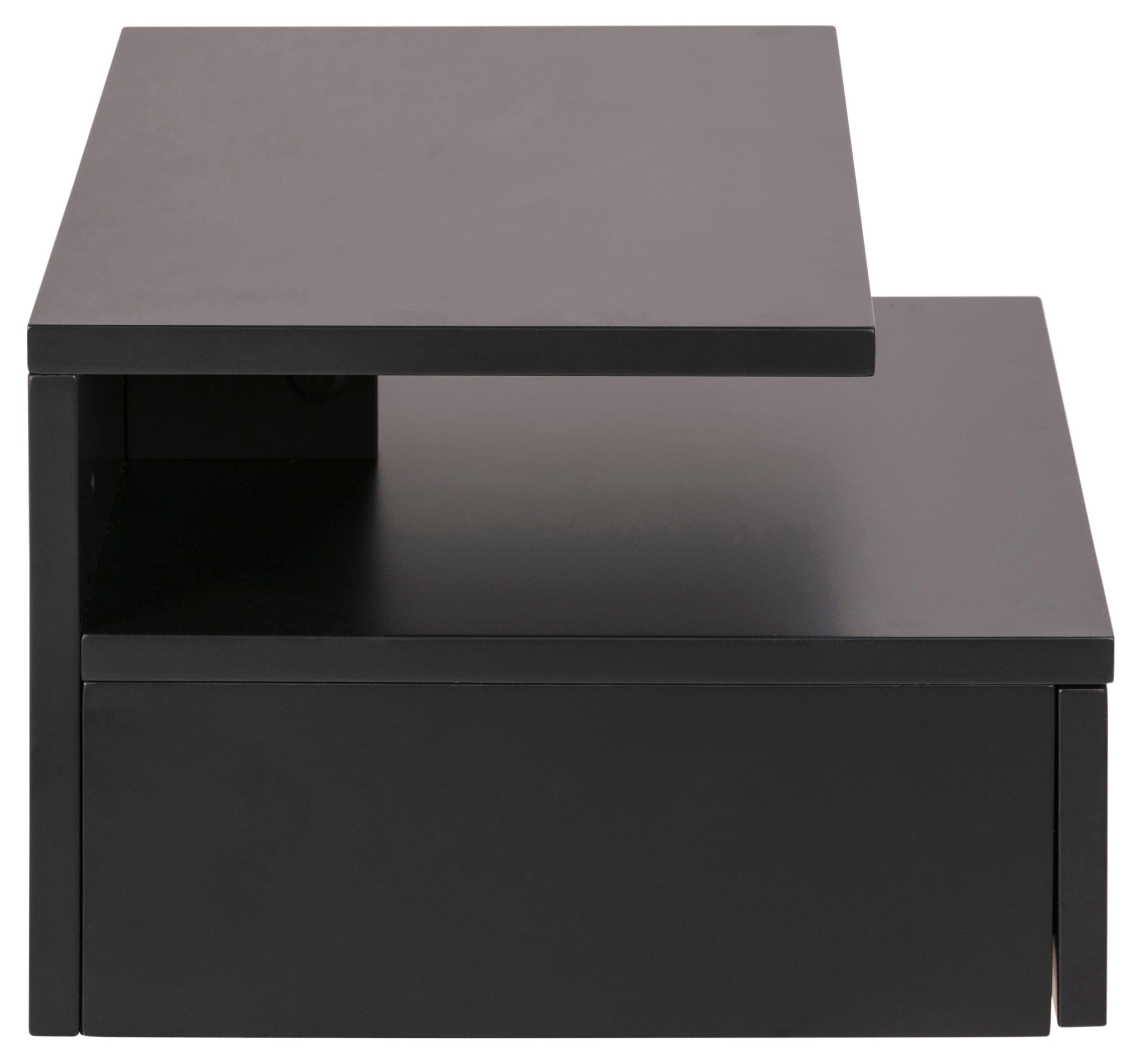 Stolik nocny ASHLAN ciemnoszary Home Essentials Eye on Design