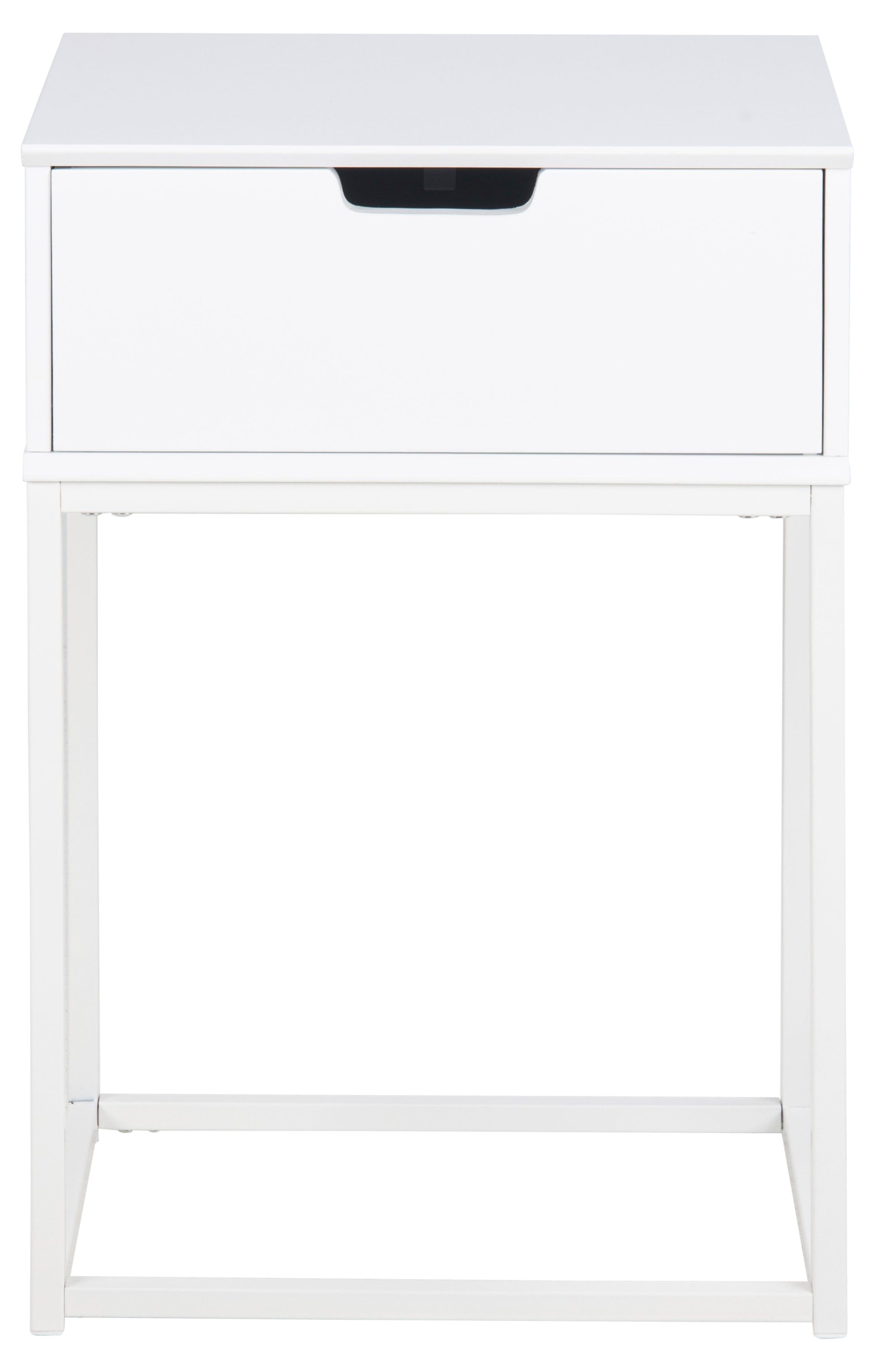 Stolik nocny MITRA biały Home Essentials Eye on Design