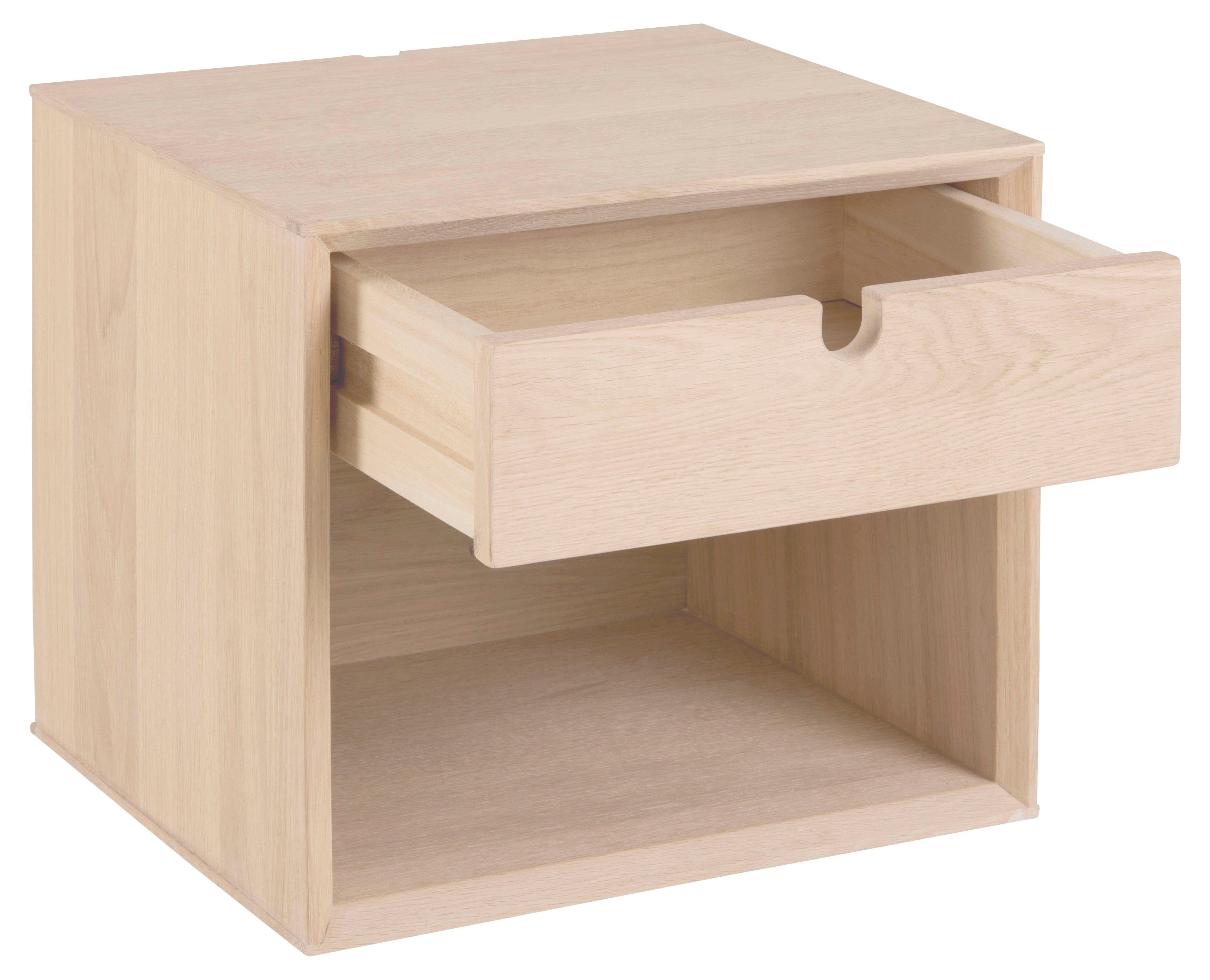 Stolik nocny wysoki ANNI drewniany Home Essentials Eye on Design