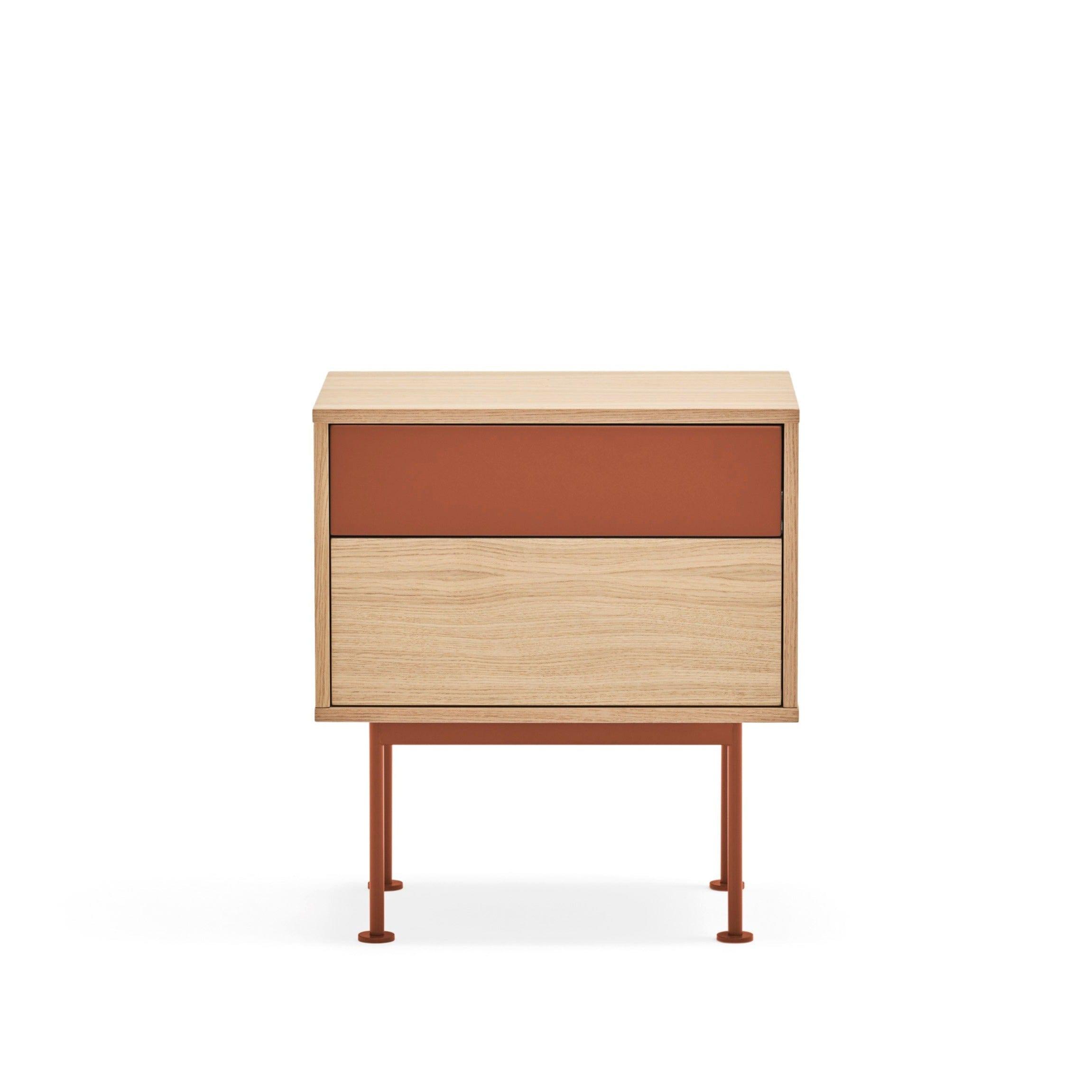 Stolik nocny YOKO czerwony Teulat Eye on Design