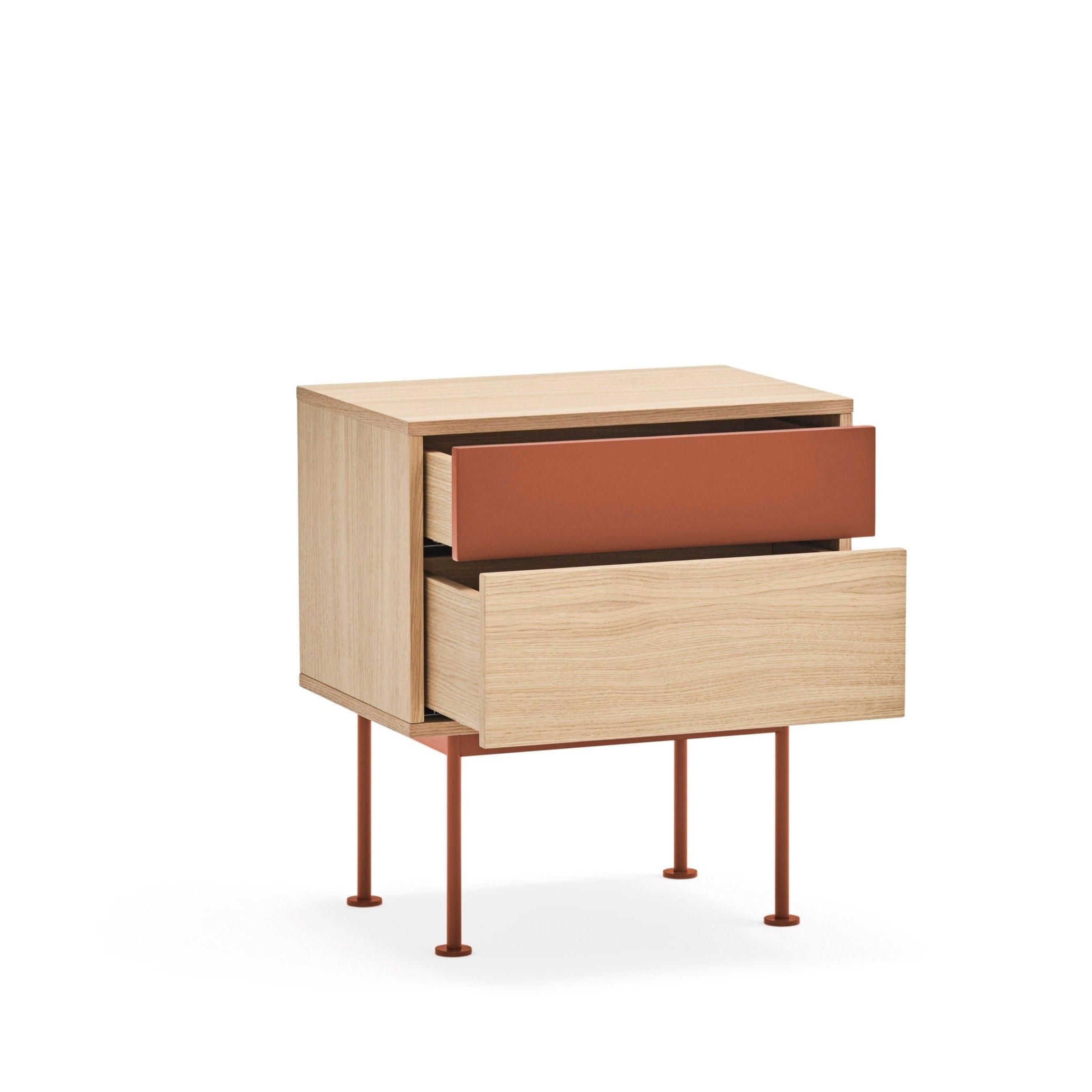 Stolik nocny YOKO czerwony Teulat Eye on Design