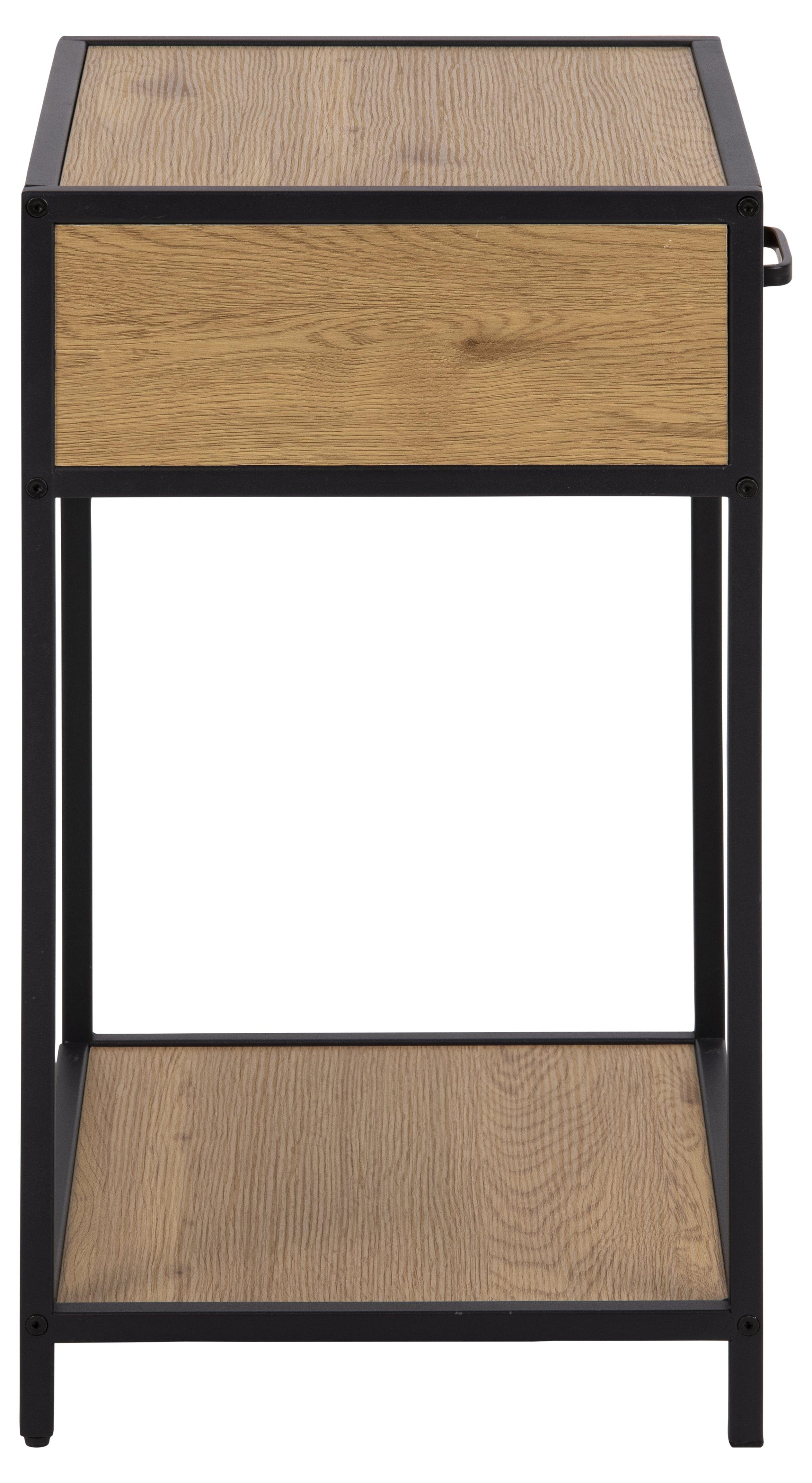 Stolik nocny z szufladą SEAFORD drewniany Actona Eye on Design