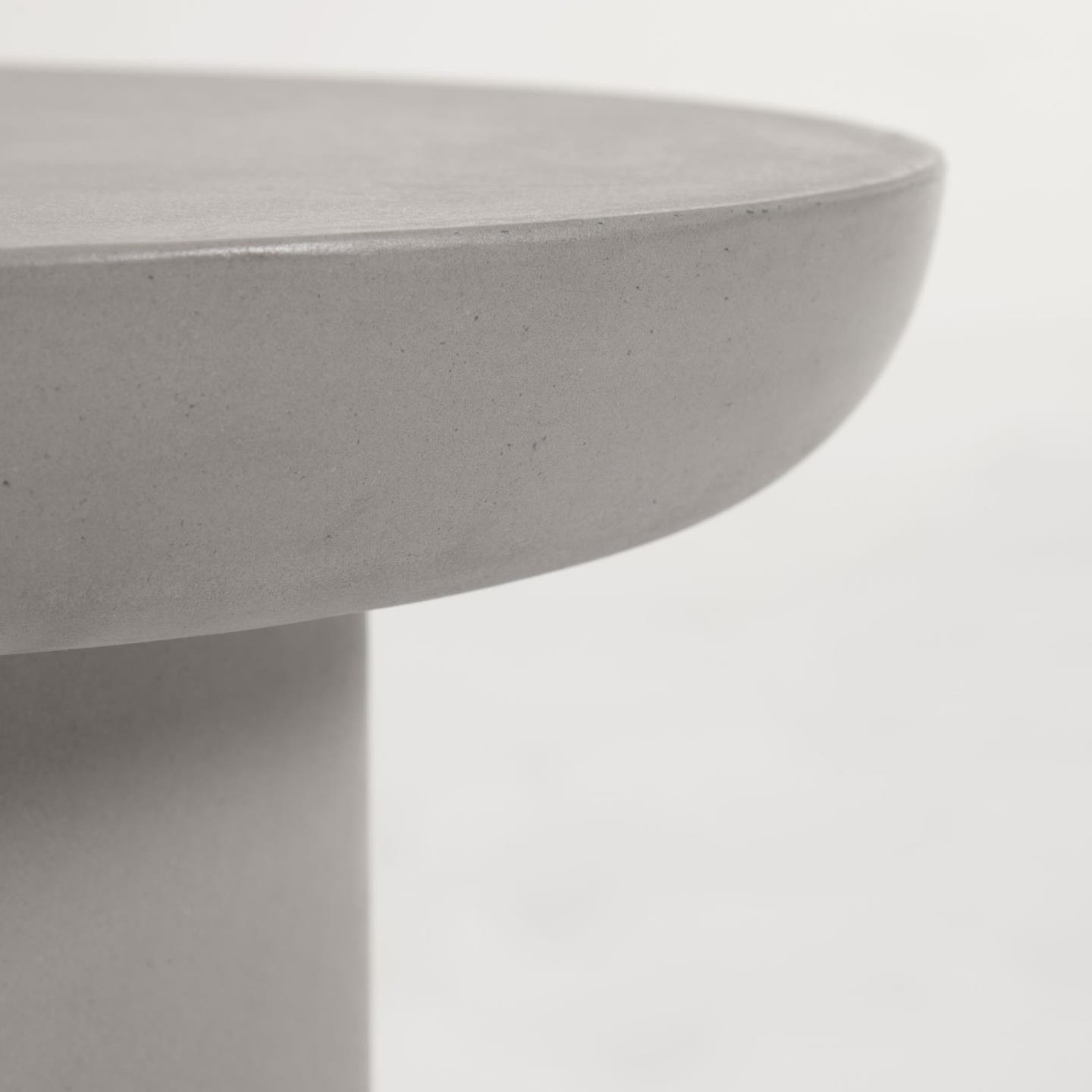 Stolik pomocniczy ogrodowy z cementu TAIMI szary La Forma Eye on Design