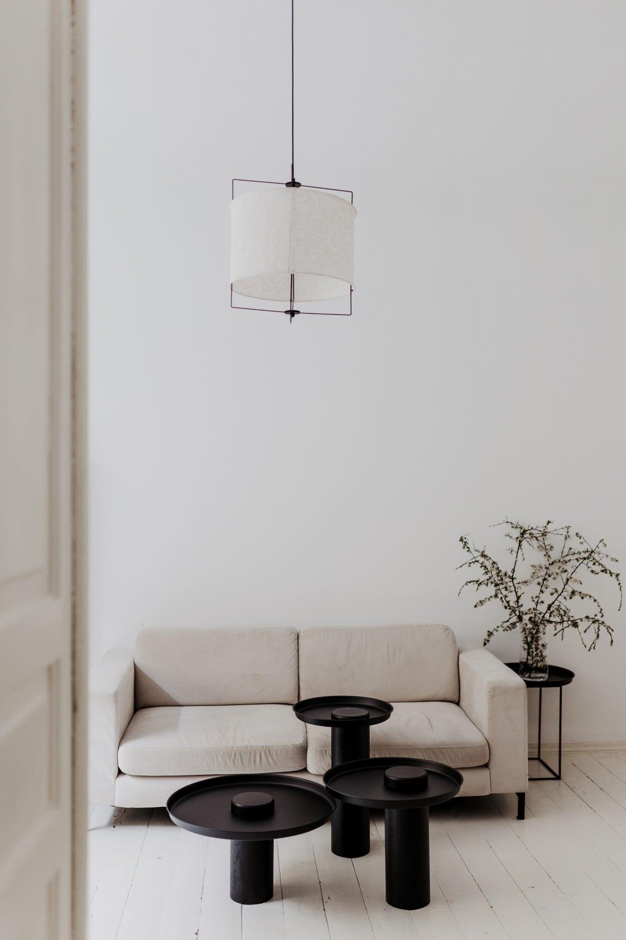 Stolik TYK czarny dąb z czarnym blatem Nordifra Eye on Design