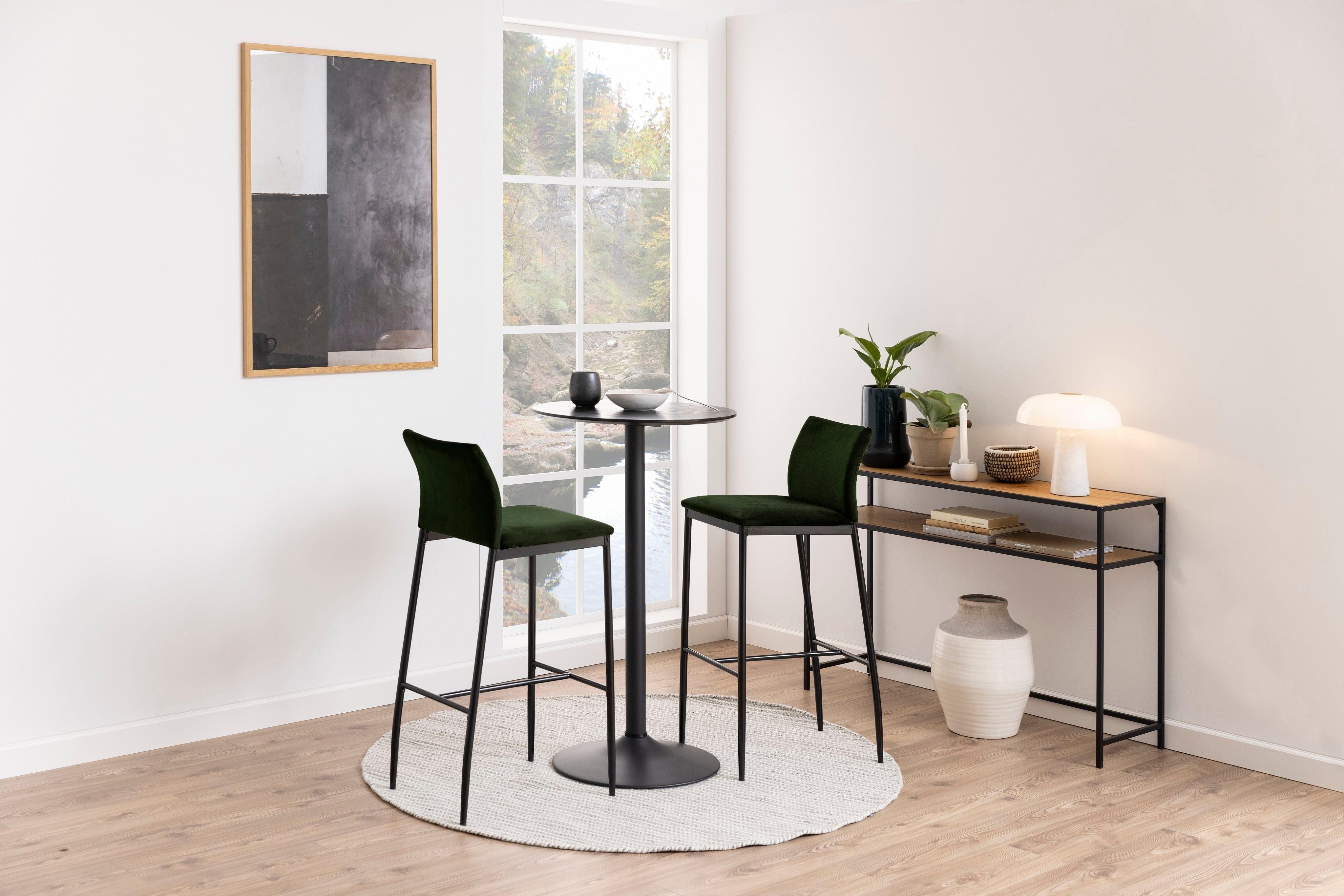 Stolik z 2 półkami duży SEAFORD drewniany Home Essentials Eye on Design