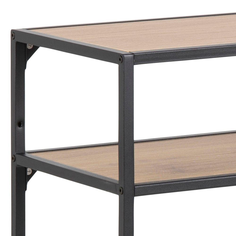Stolik z 2 półkami duży SEAFORD drewniany Home Essentials Eye on Design