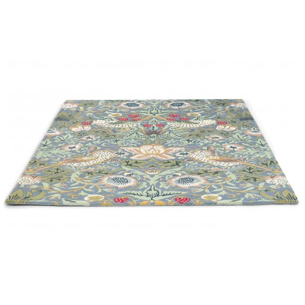 STRAWBERRY THIEF SLATE Teppich grün