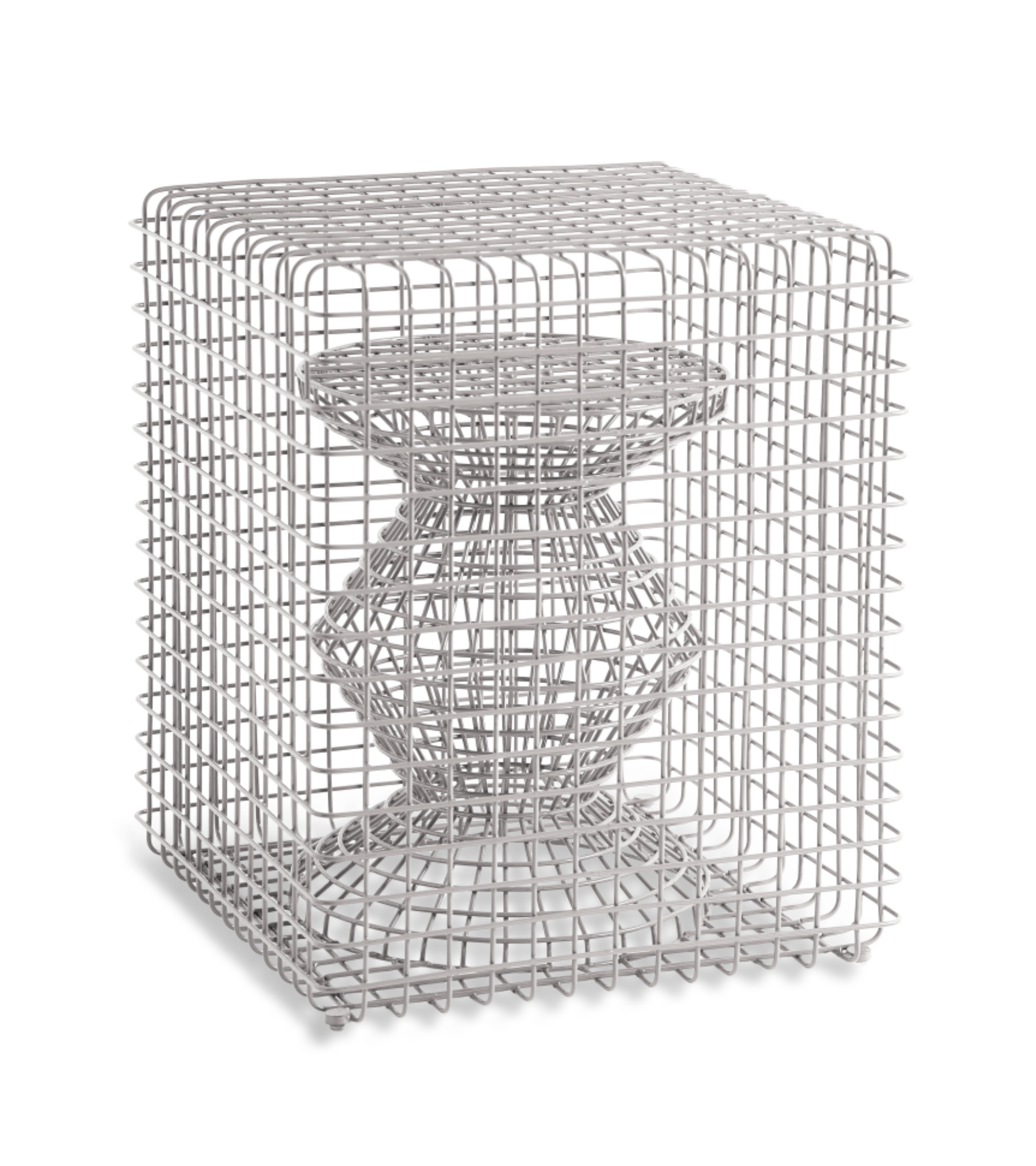 ZIG ZAG WIRE silver table
