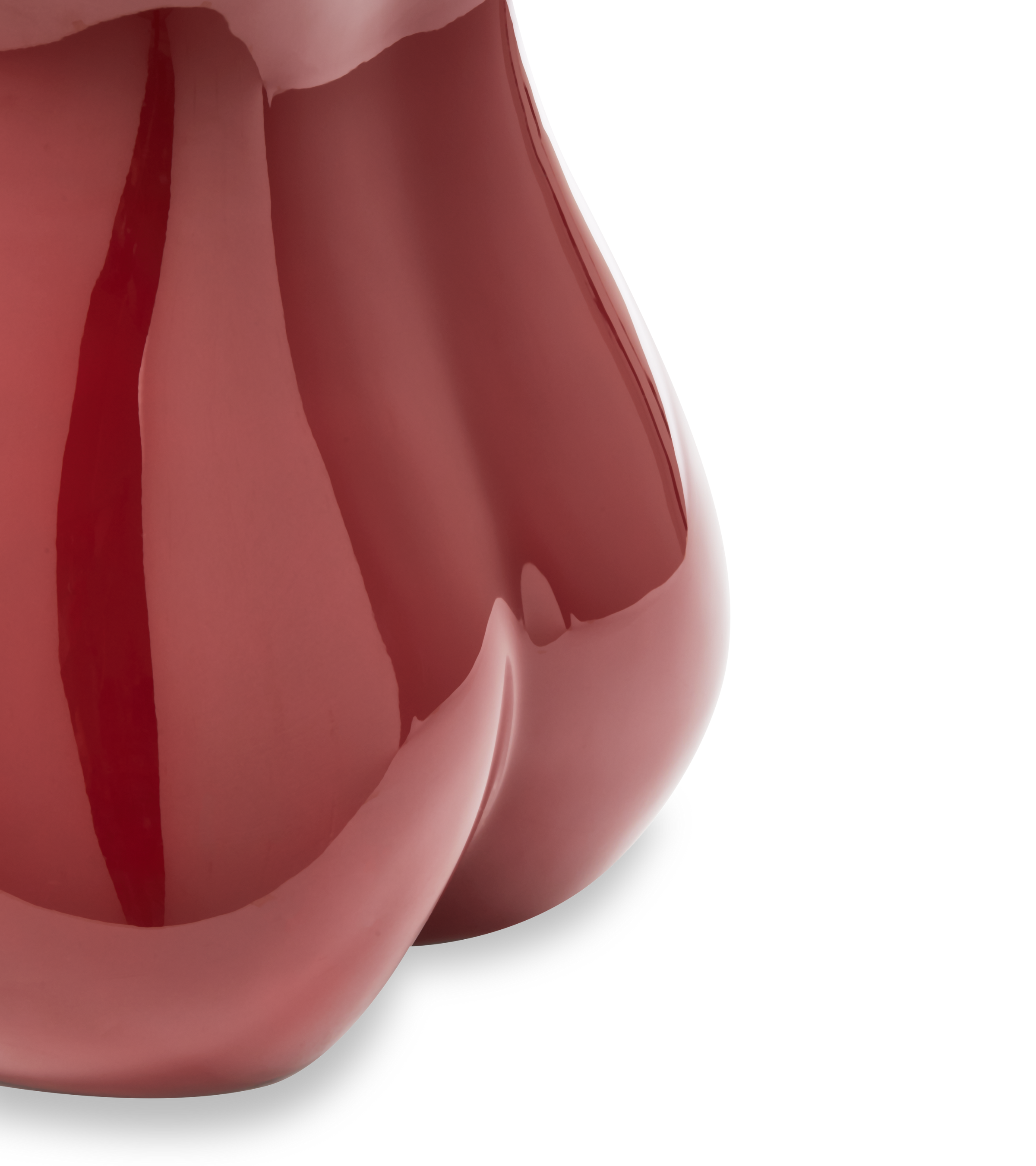 BODY burgundy stool