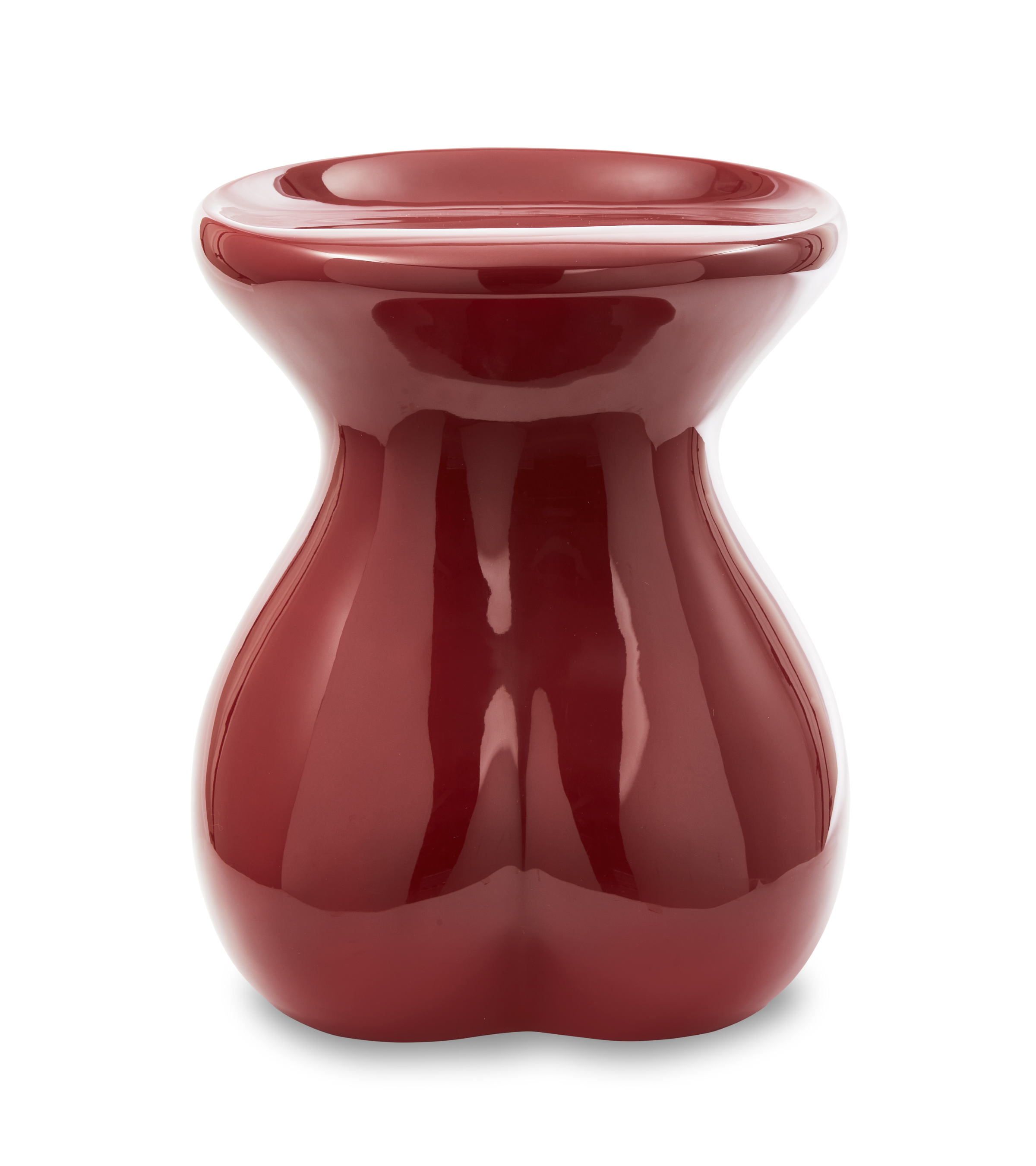 BODY burgundy stool