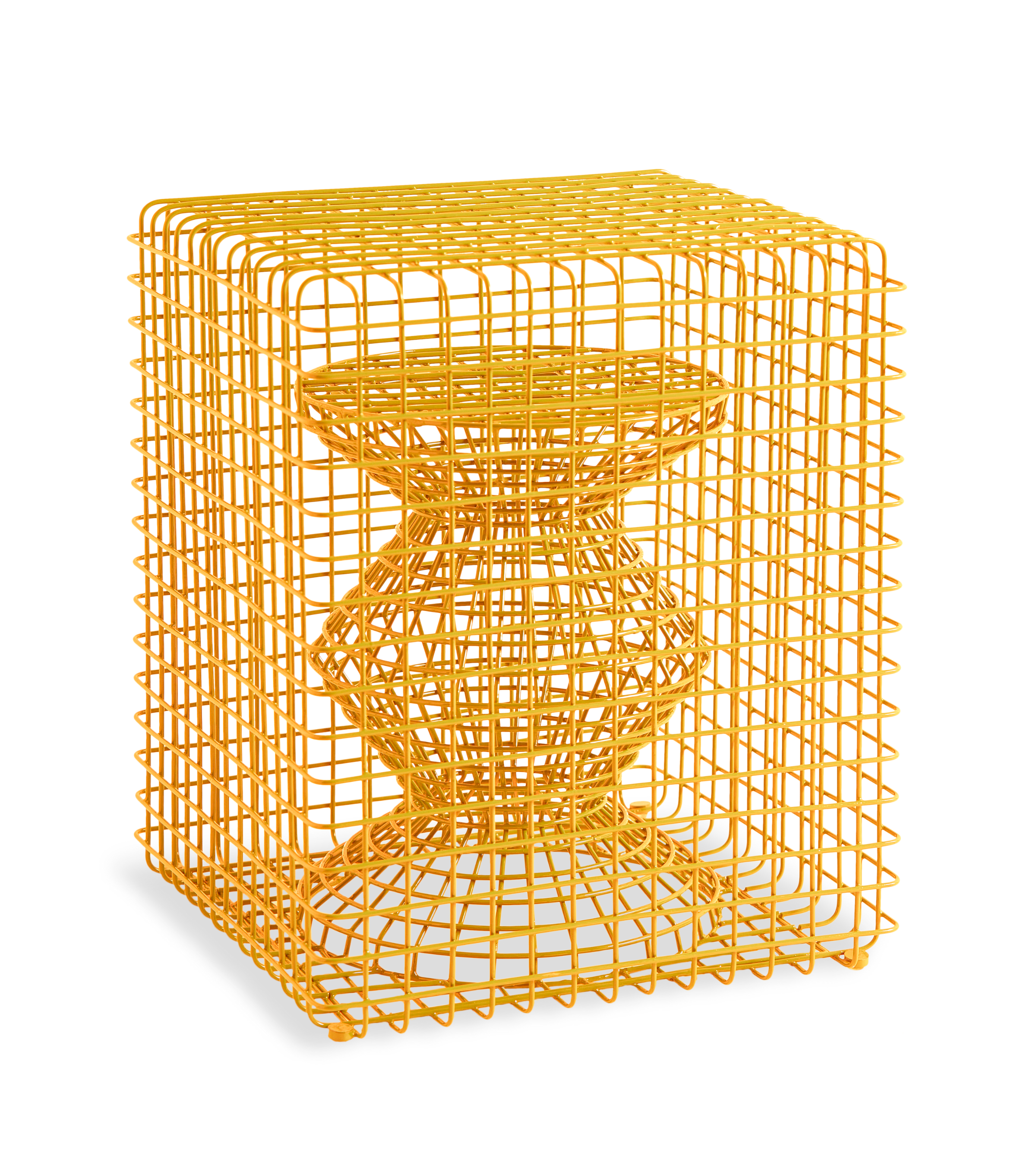 ZIG ZAG WIRE Dekohocker gelb