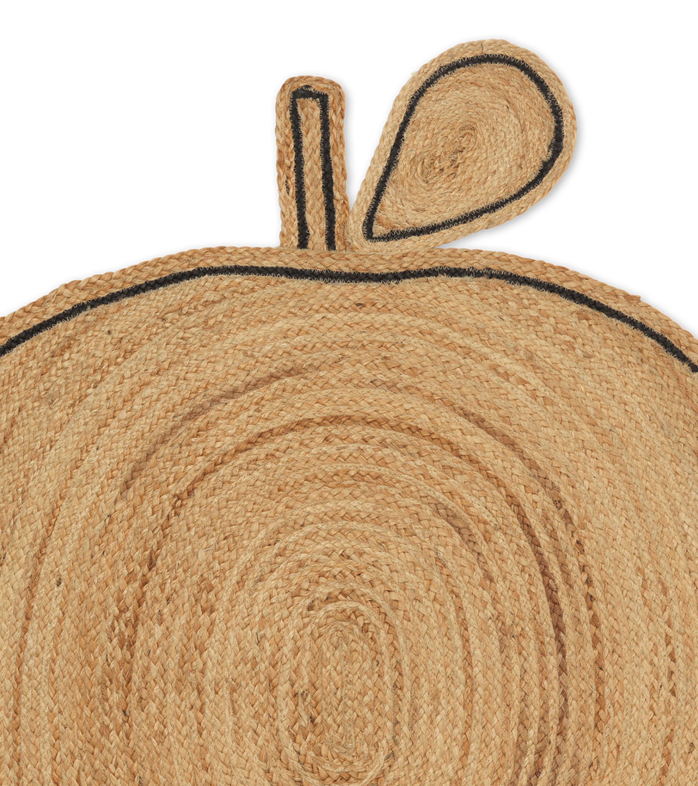 Woven rug APPLE jute