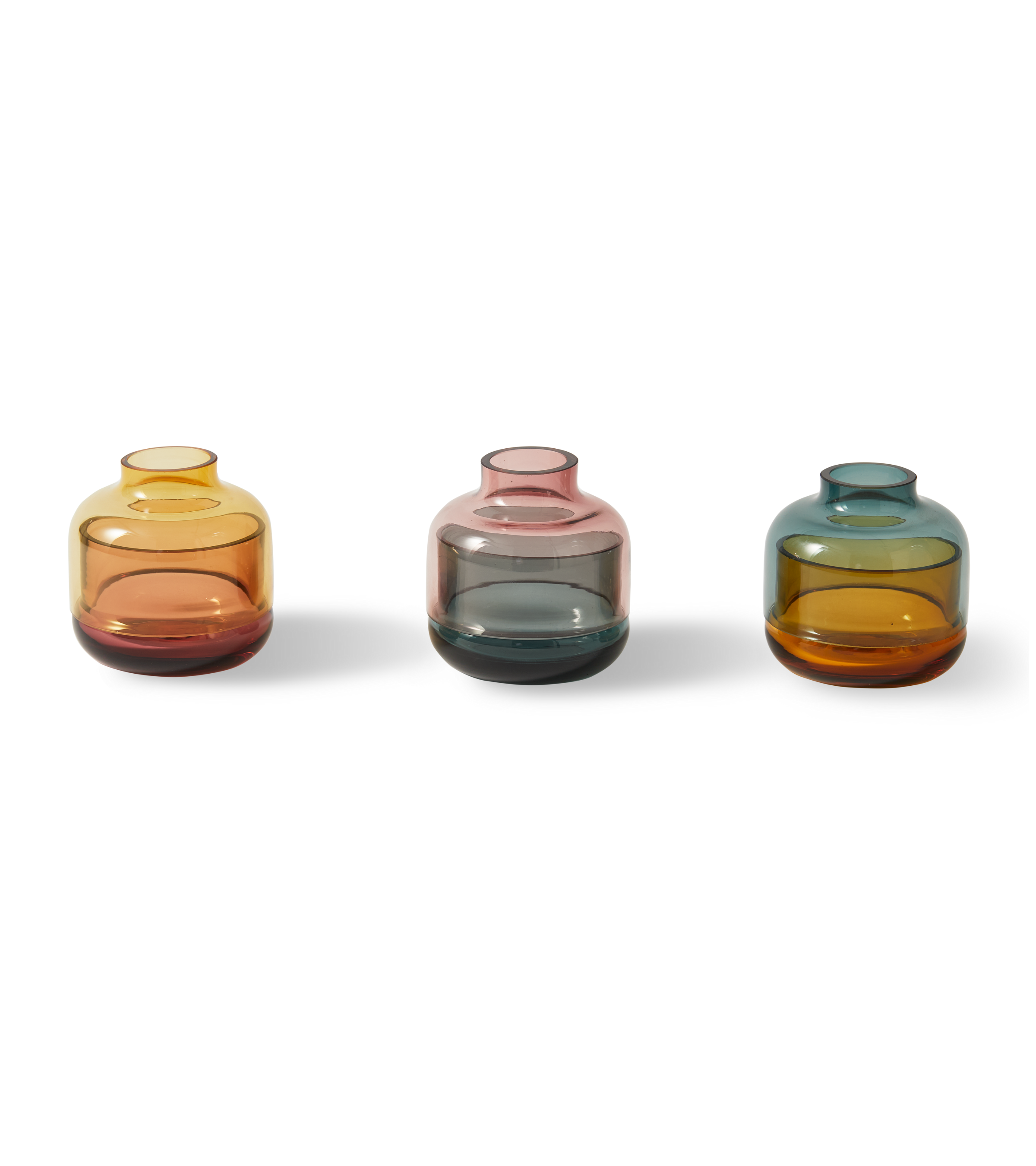 Kerzenleuchter-Set FORMY Farbglas