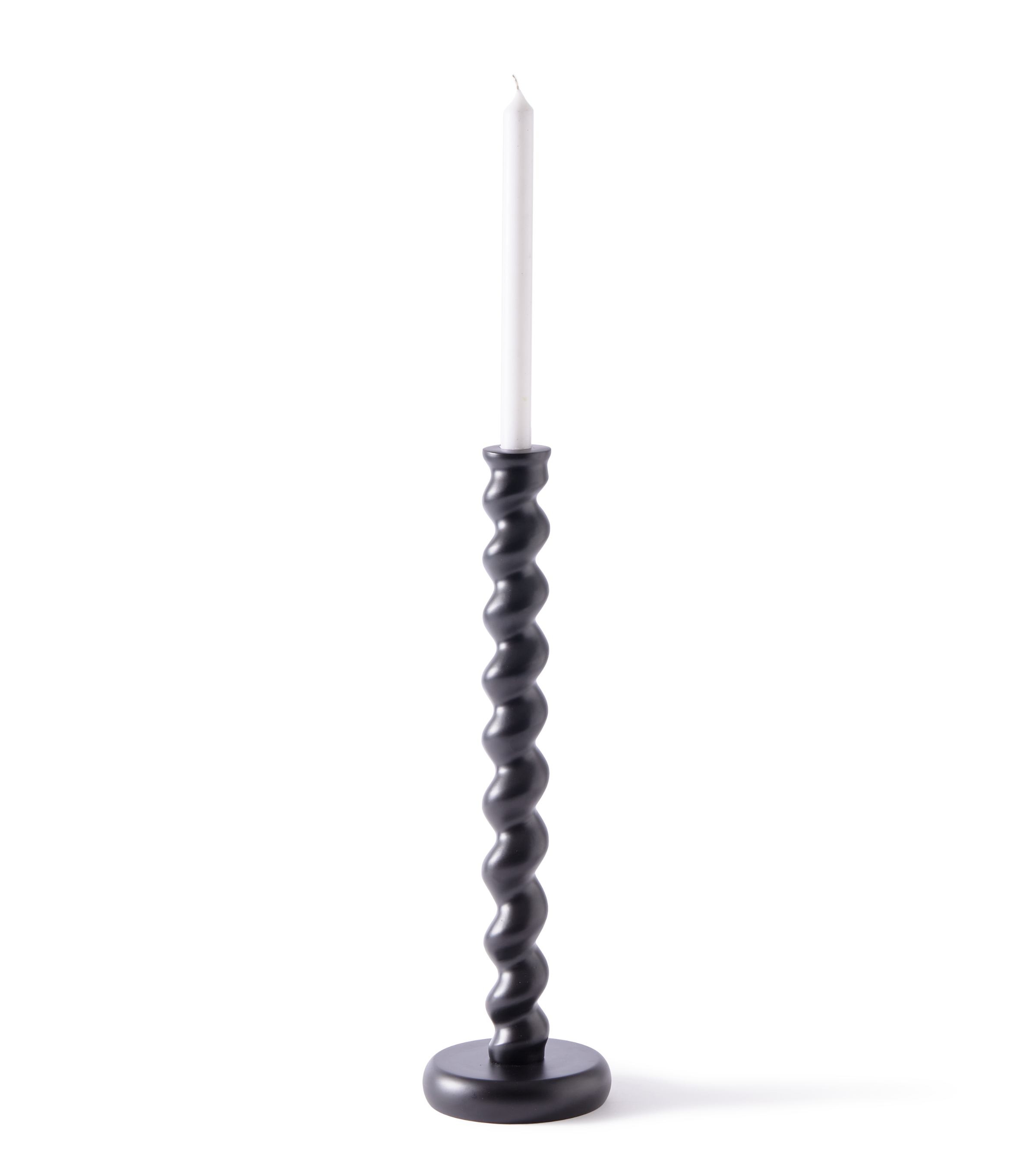 TWISTER black candlestick