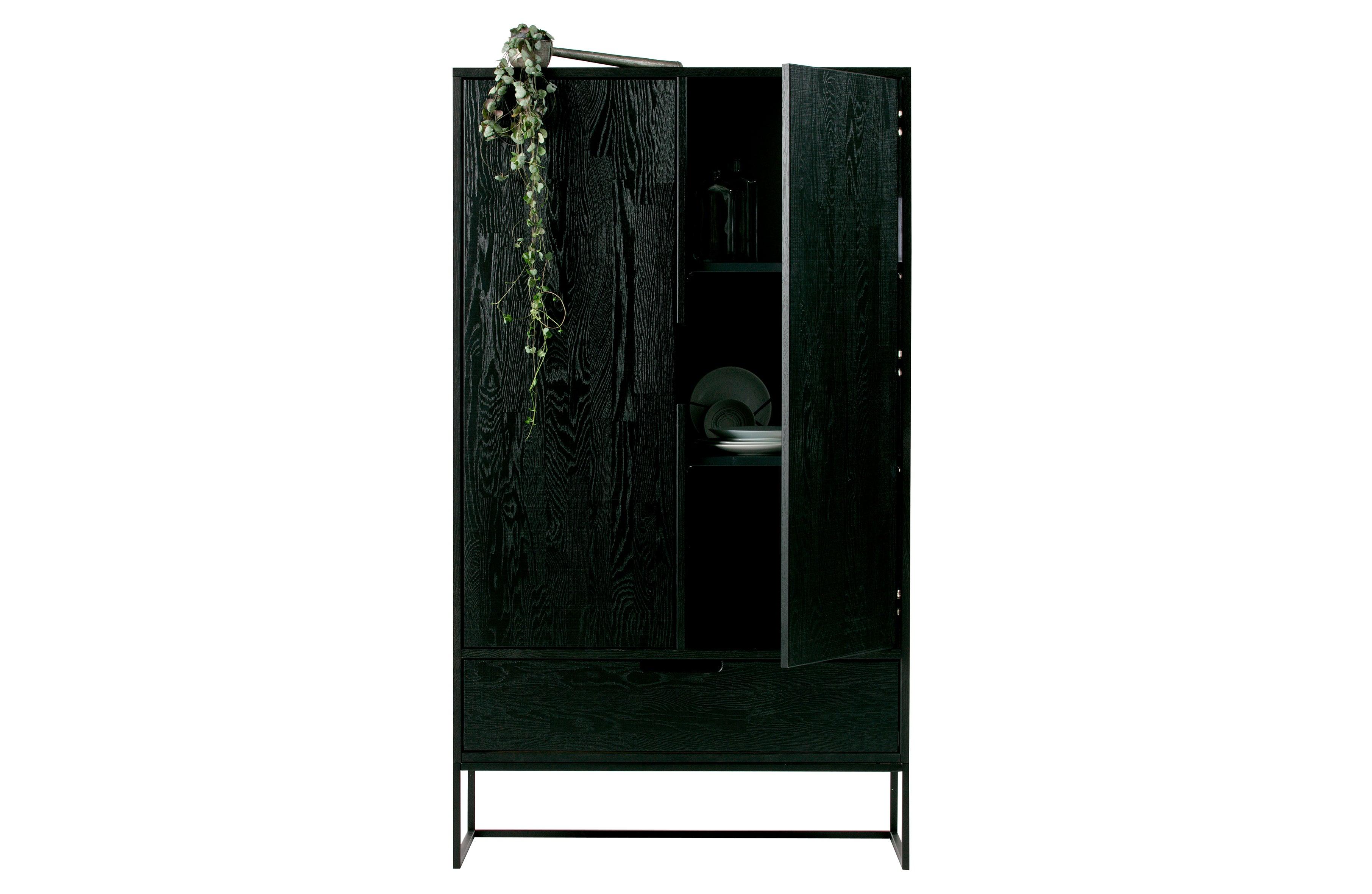 Szafa 2-drzwiowa SILAS czarny Woood Exclusive Eye on Design