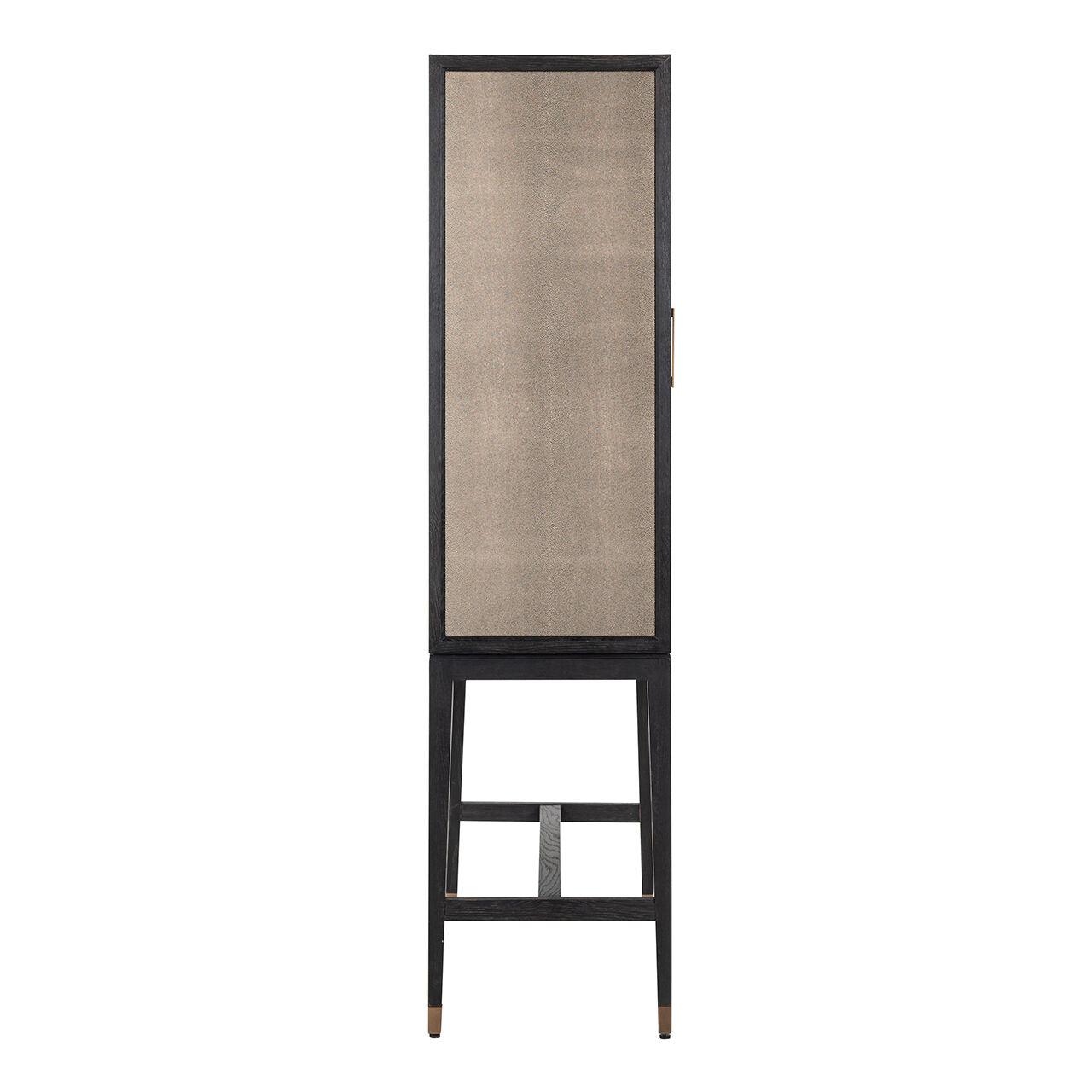 Szafka barowa BLOOMINGVILLE drewno dębowe ze złotym Richmond Interiors Eye on Design