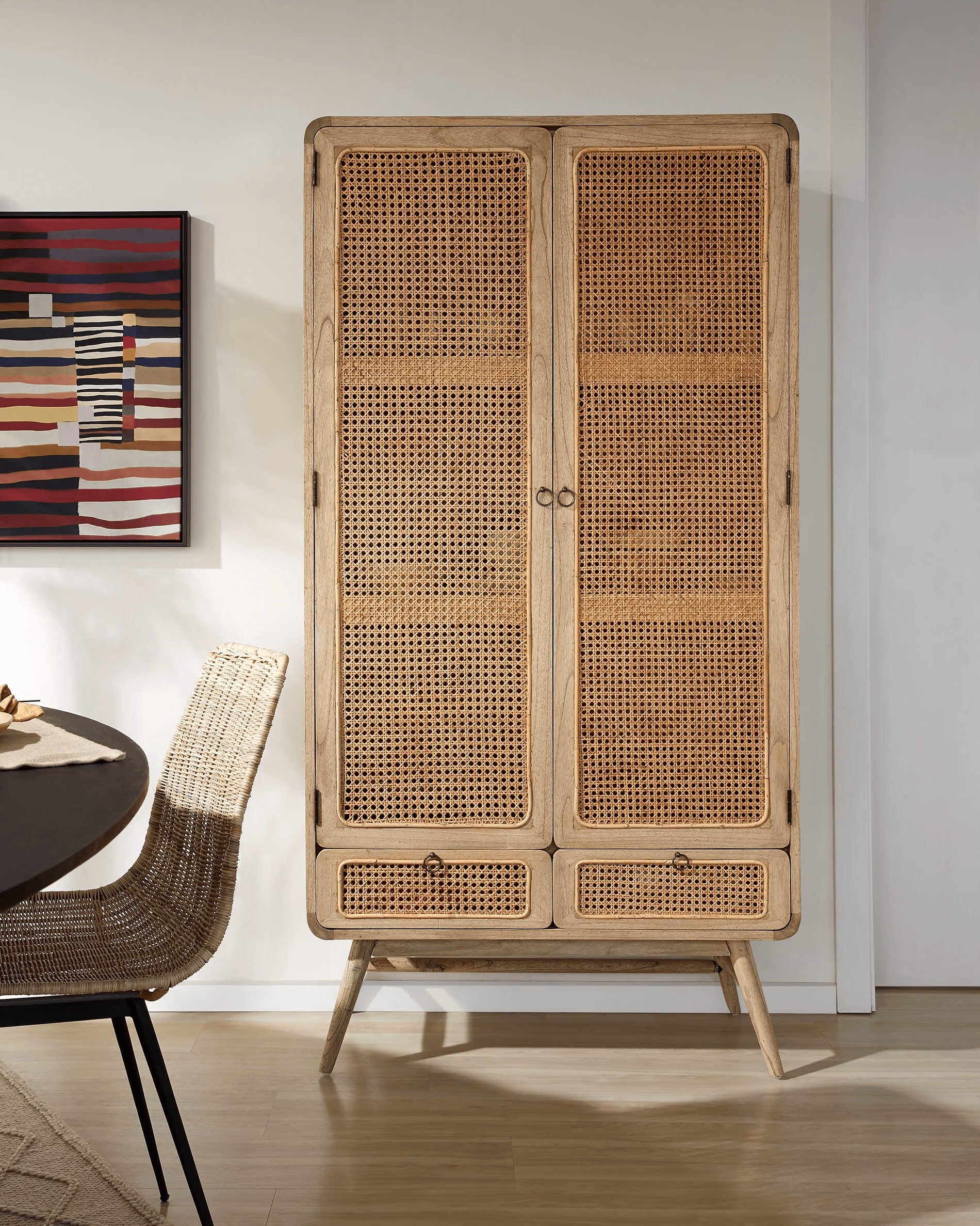 Szafka NALU lite drewno mindi La Forma Eye on Design