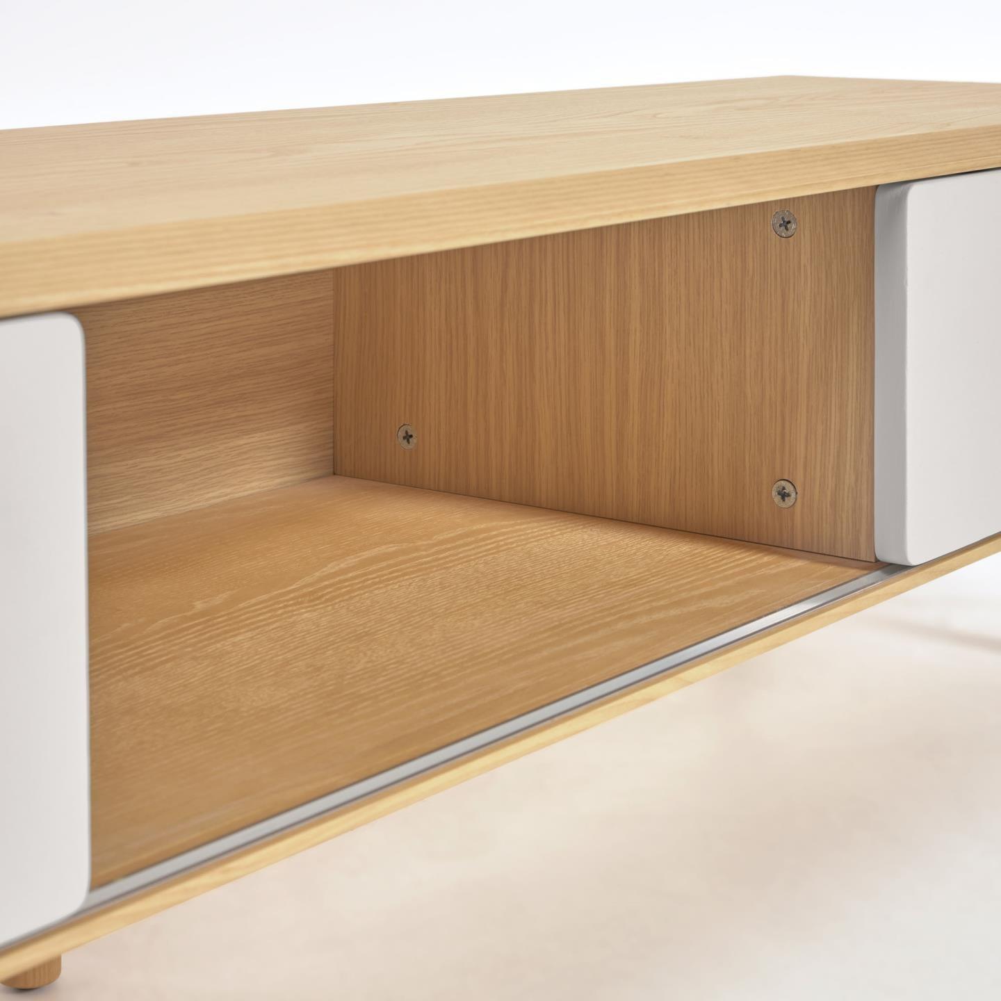 Szafka RTV ANIELLE lite drewno jesionowe La Forma Eye on Design