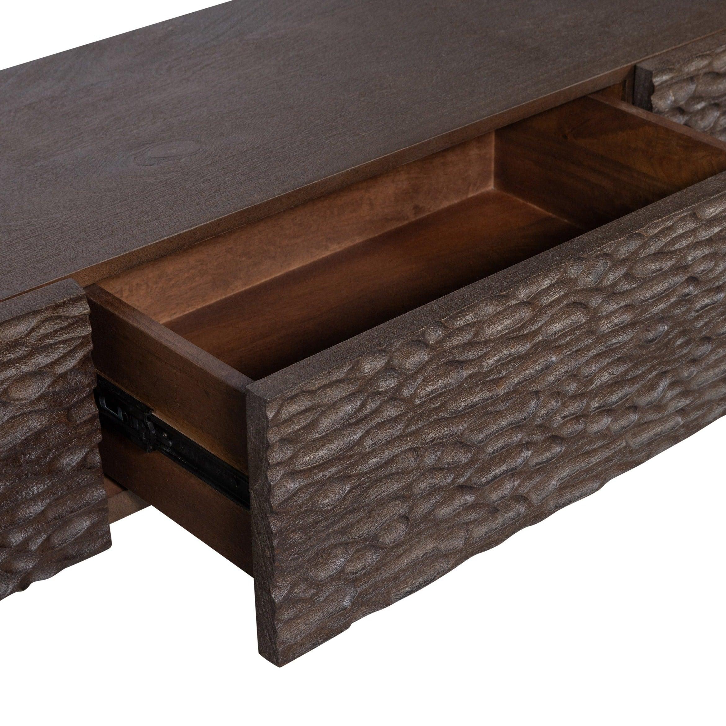 Szafka RTV CRUMBLE drewno mango Be Pure Eye on Design