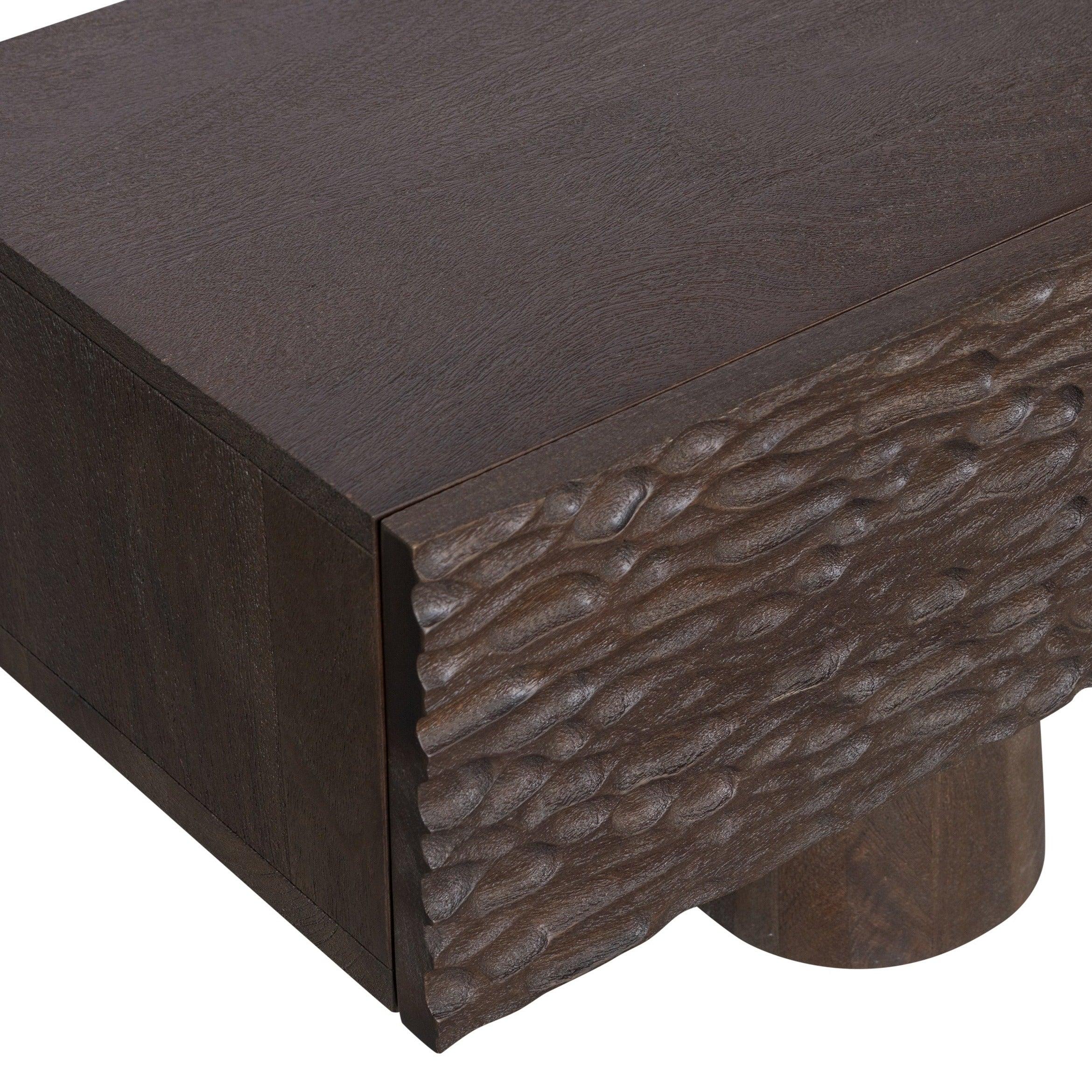 Szafka RTV CRUMBLE drewno mango Be Pure Eye on Design