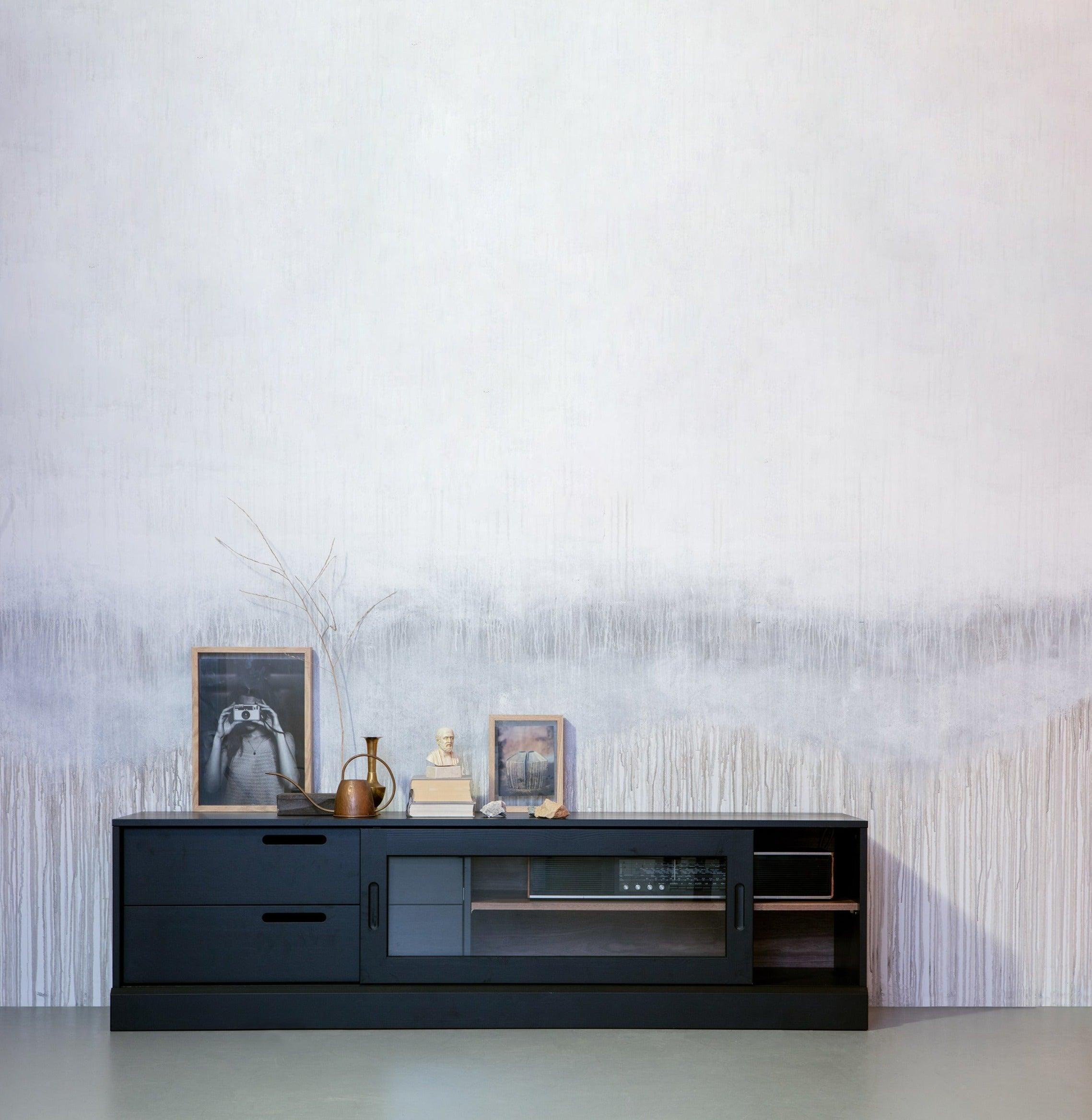 Szafka RTV JAMES czarny Woood Exclusive Eye on Design
