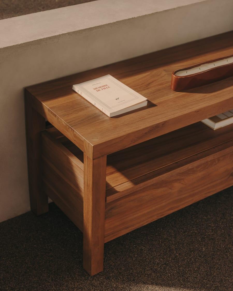 Szafka RTV SASHI drewno tekowe La Forma Eye on Design