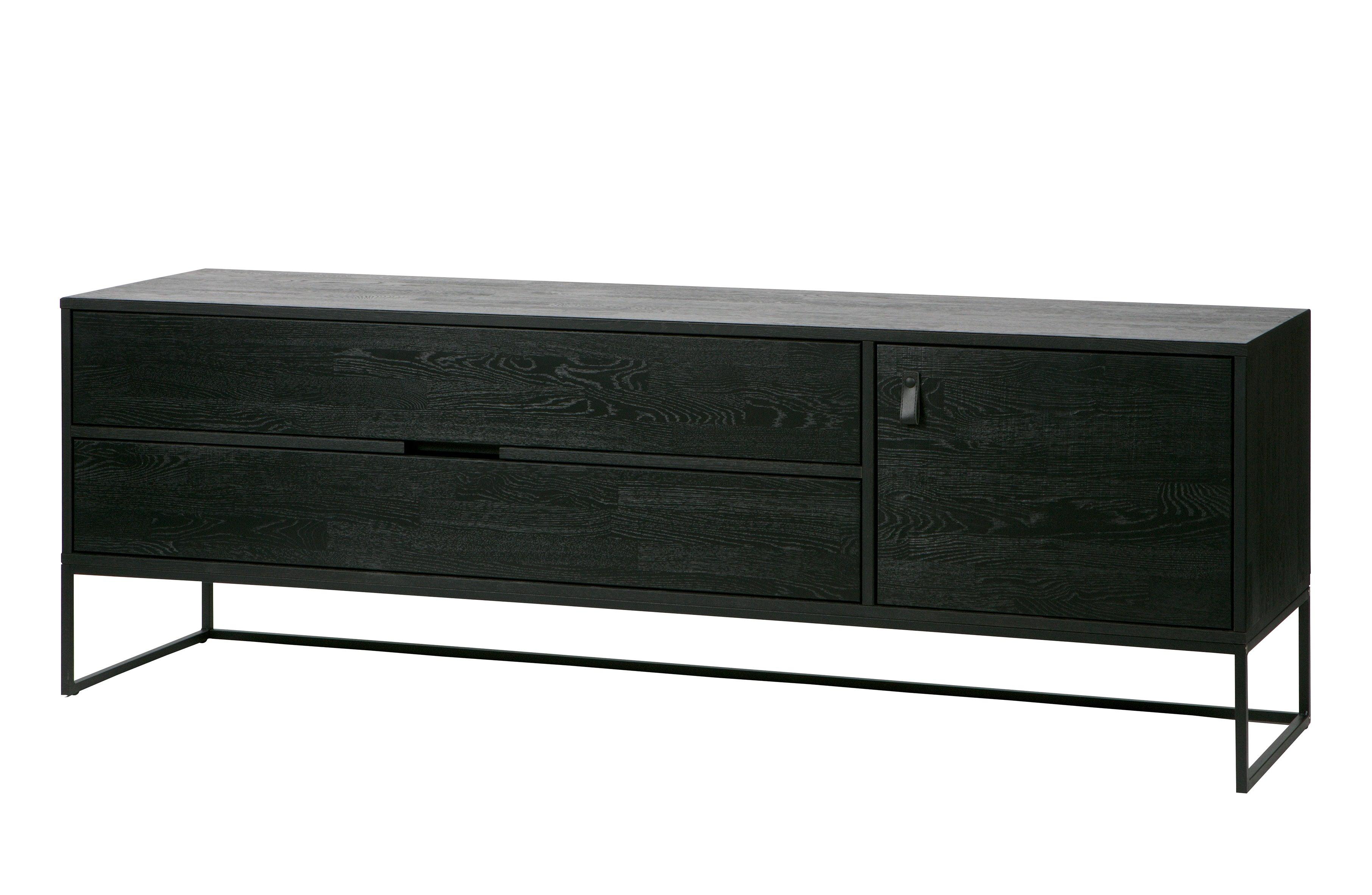 Szafka RTV SILAS czarny Woood Exclusive Eye on Design