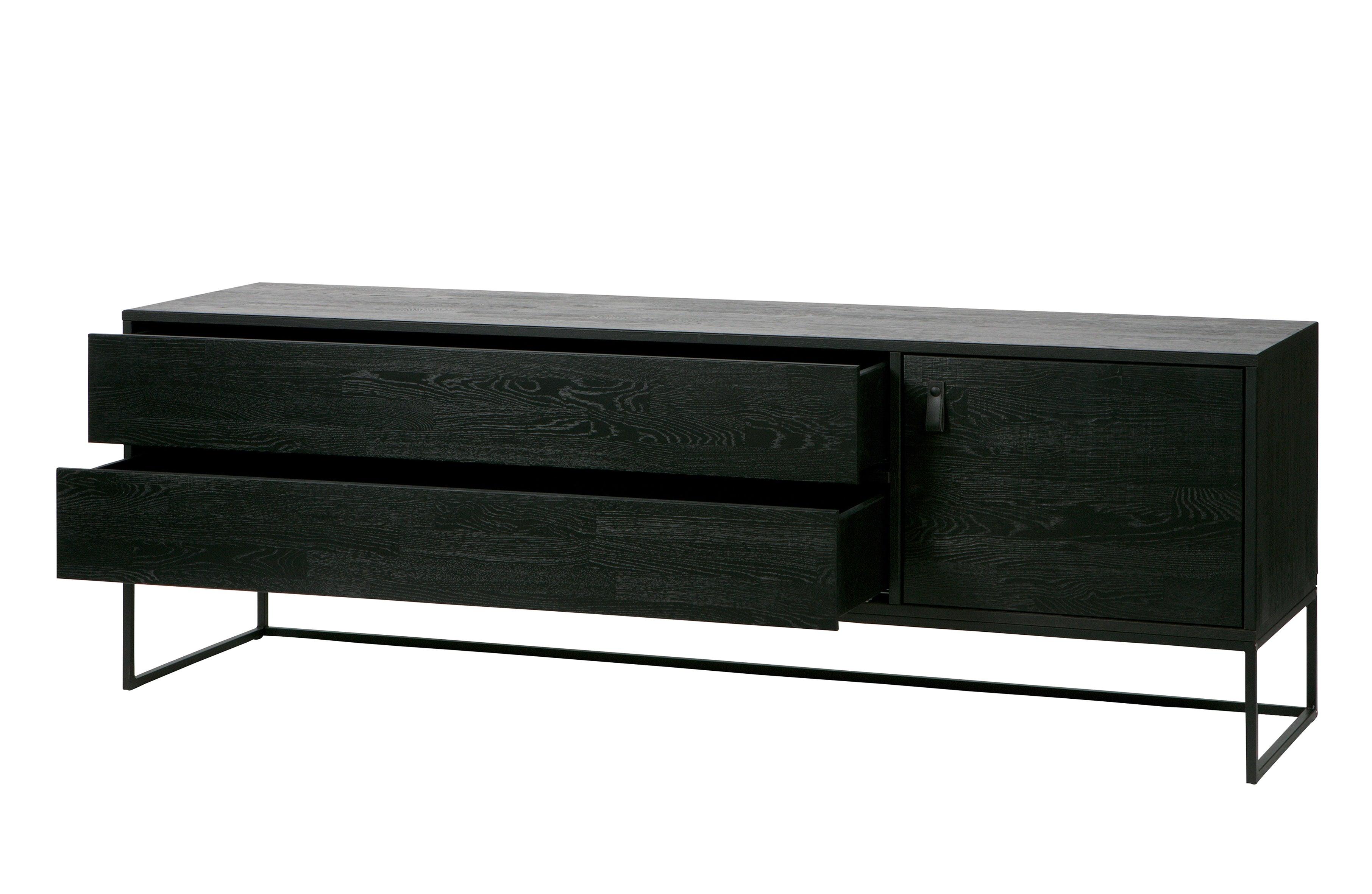 Szafka RTV SILAS czarny Woood Exclusive Eye on Design