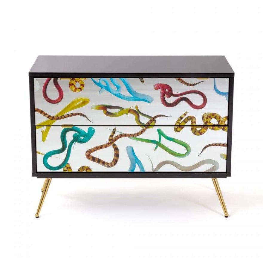 Szafka SNAKES z 2 szufladami Seletti Eye on Design