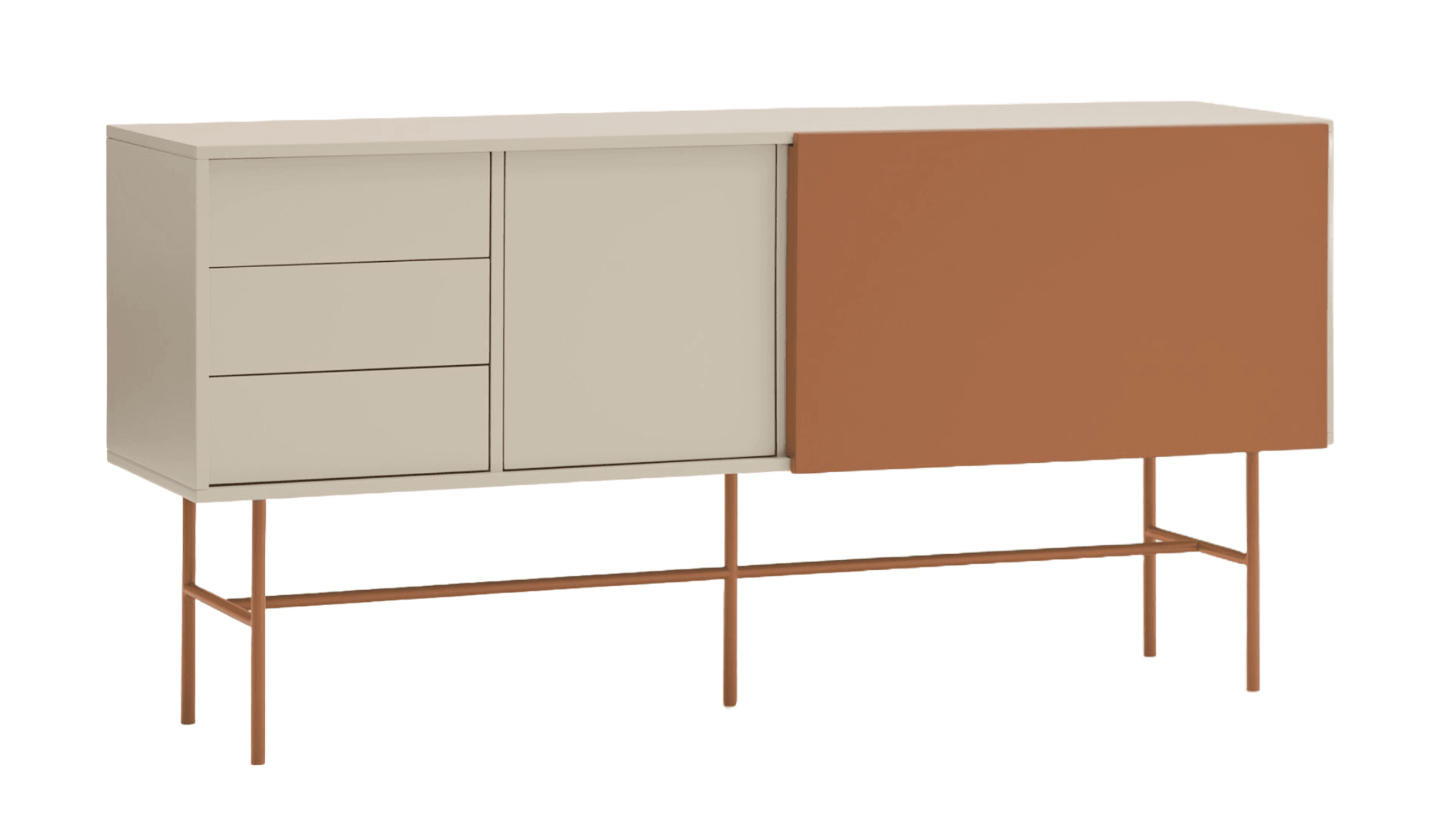 Szafka szeroka NUBE cynamonowy Teulat Eye on Design
