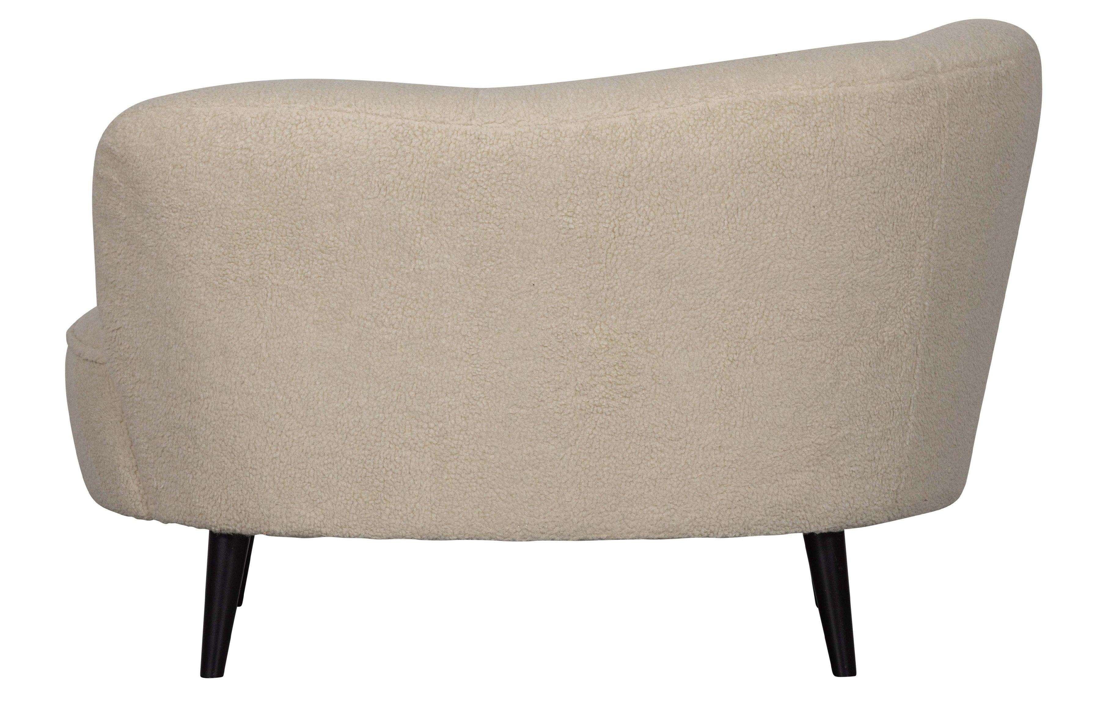Szezlong lewostronny SARA plusz ecru Woood Eye on Design