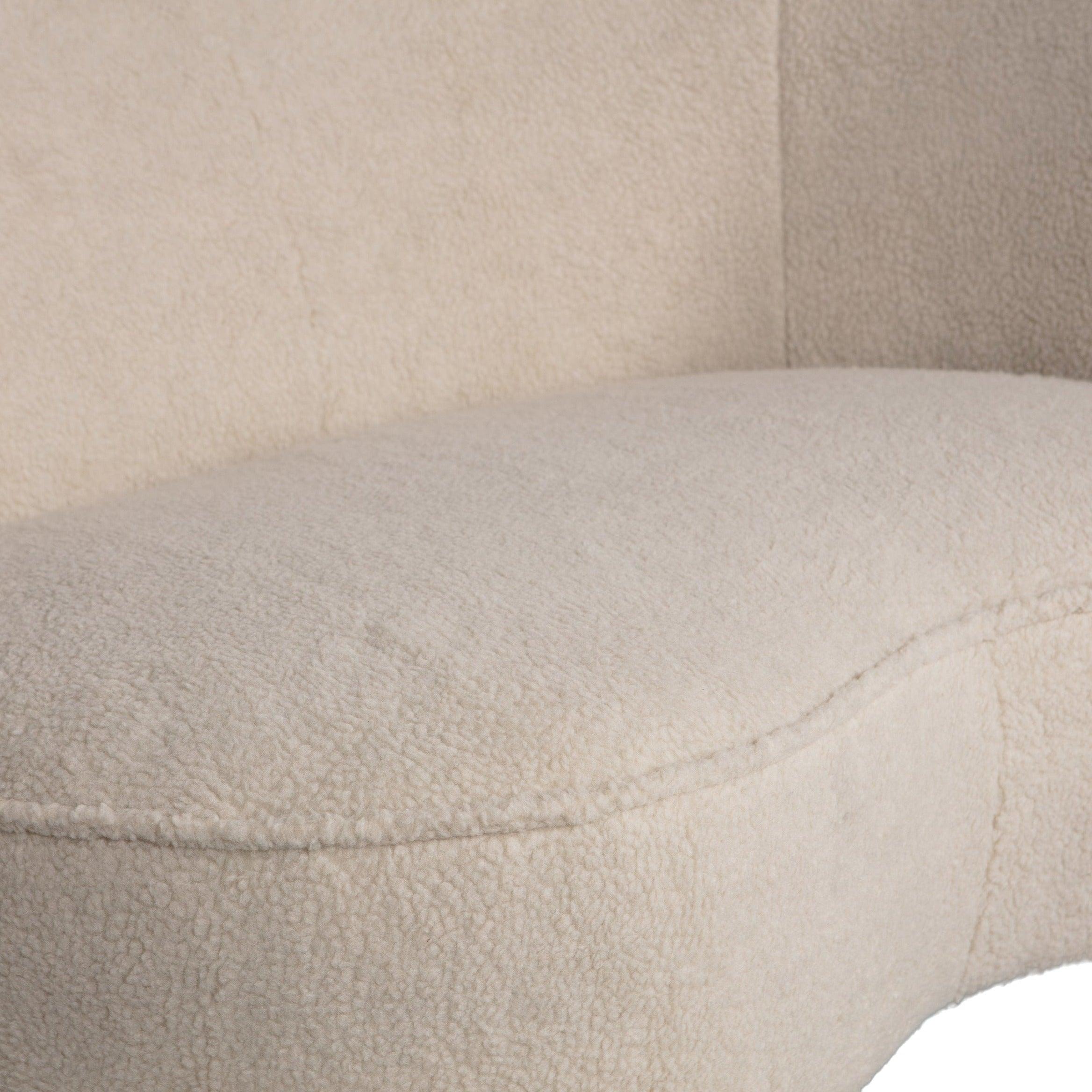 Szezlong lewostronny SARA plusz ecru Woood Eye on Design