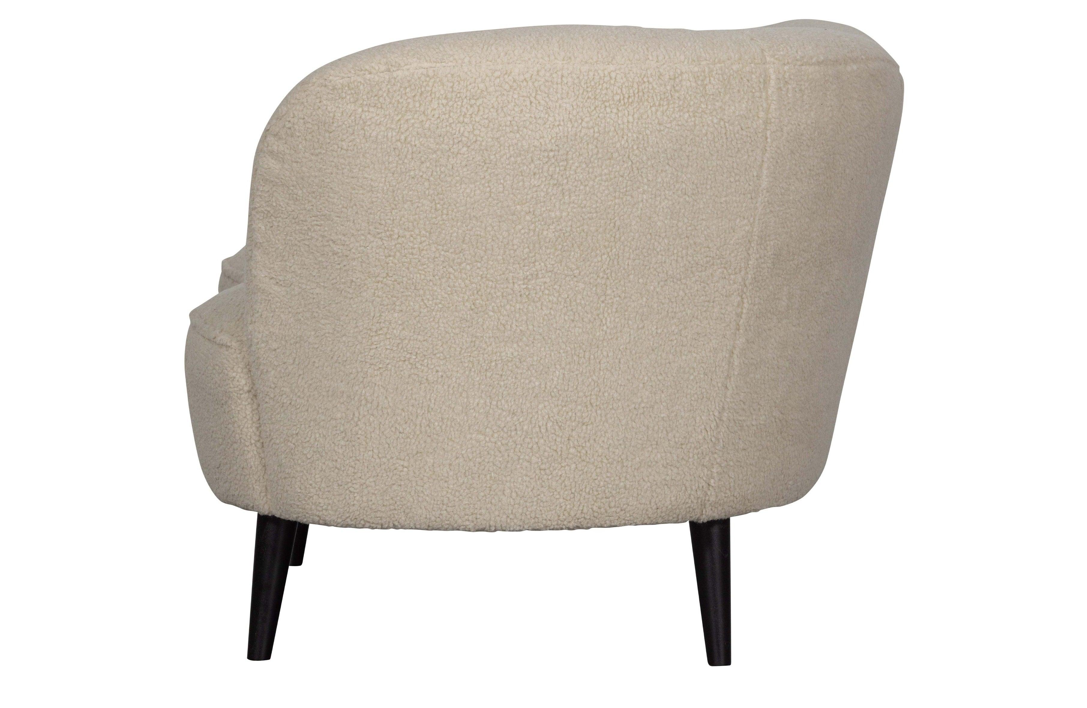 Szezlong prawostronny SARA plusz ecru Woood Eye on Design