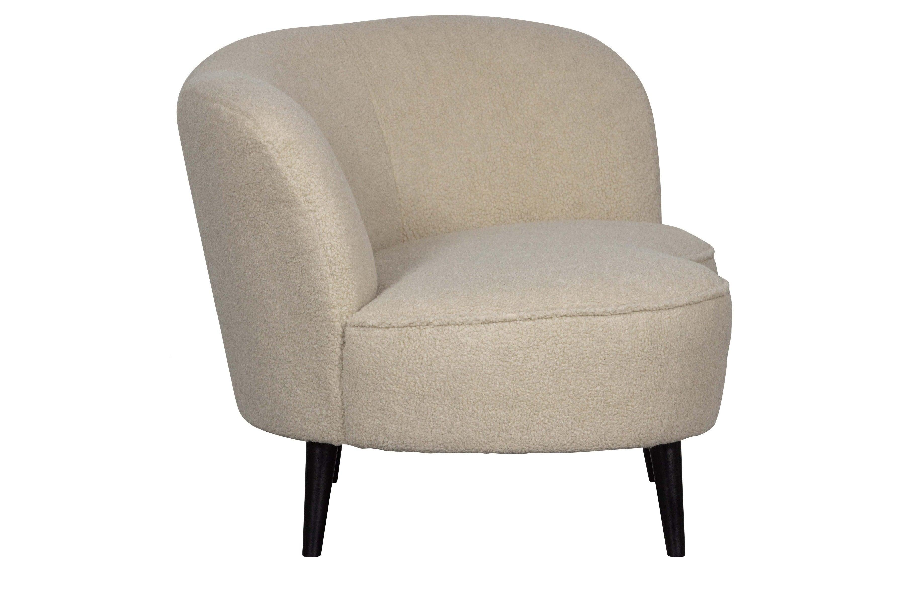 Szezlong prawostronny SARA plusz ecru Woood Eye on Design