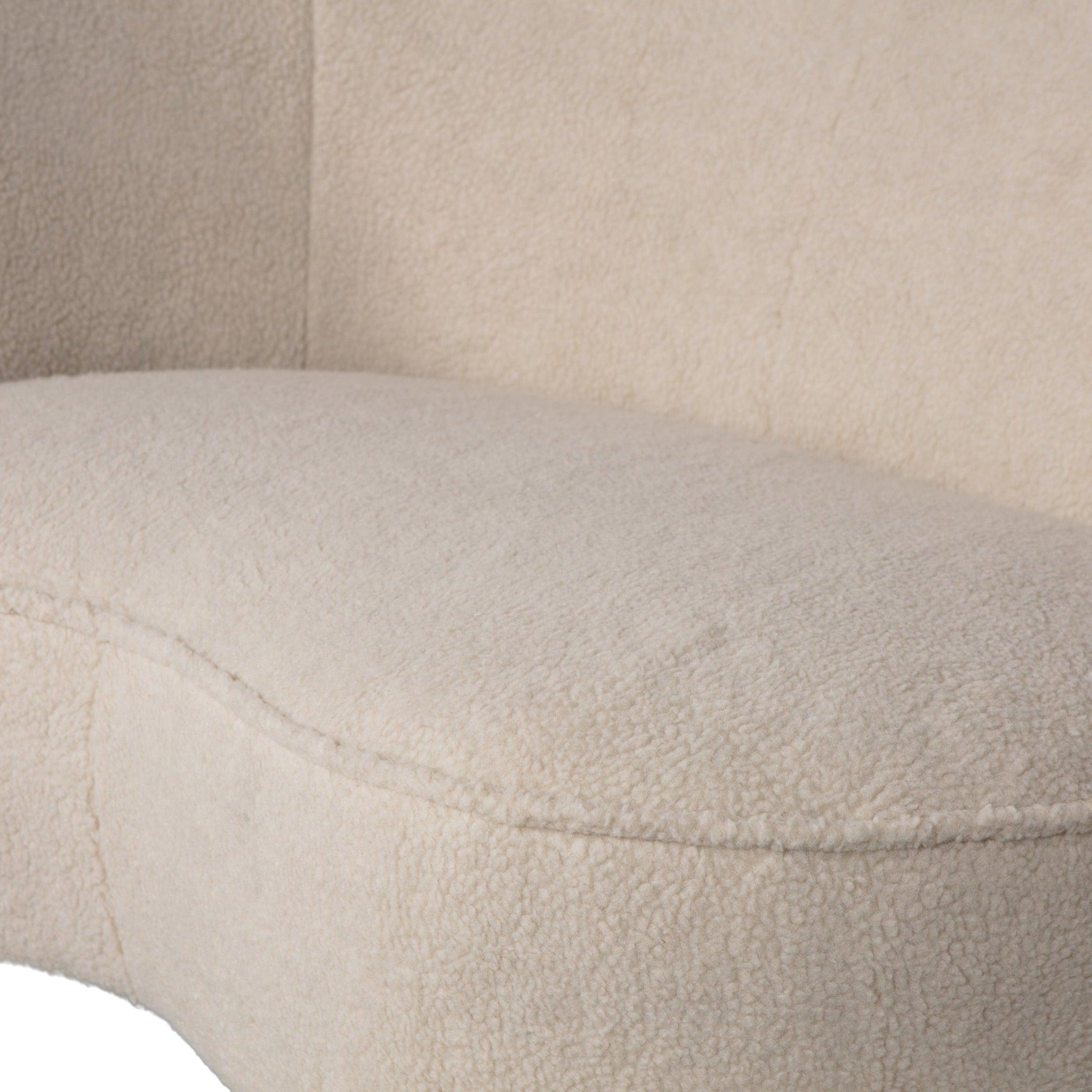 Szezlong prawostronny SARA plusz ecru Woood Eye on Design