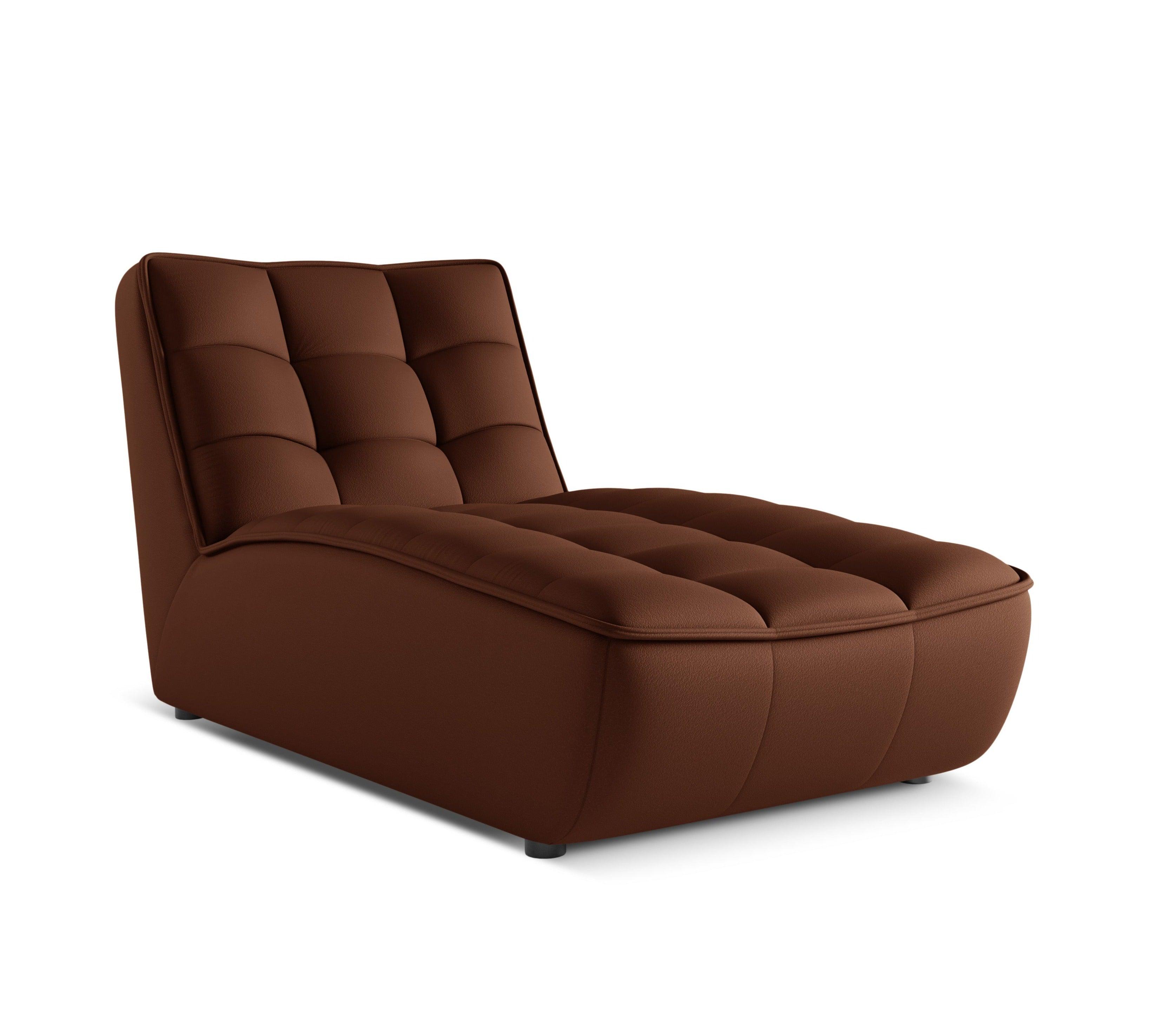 Szezlong skórzany MONI czekoladowy Maison Heritage Eye on Design