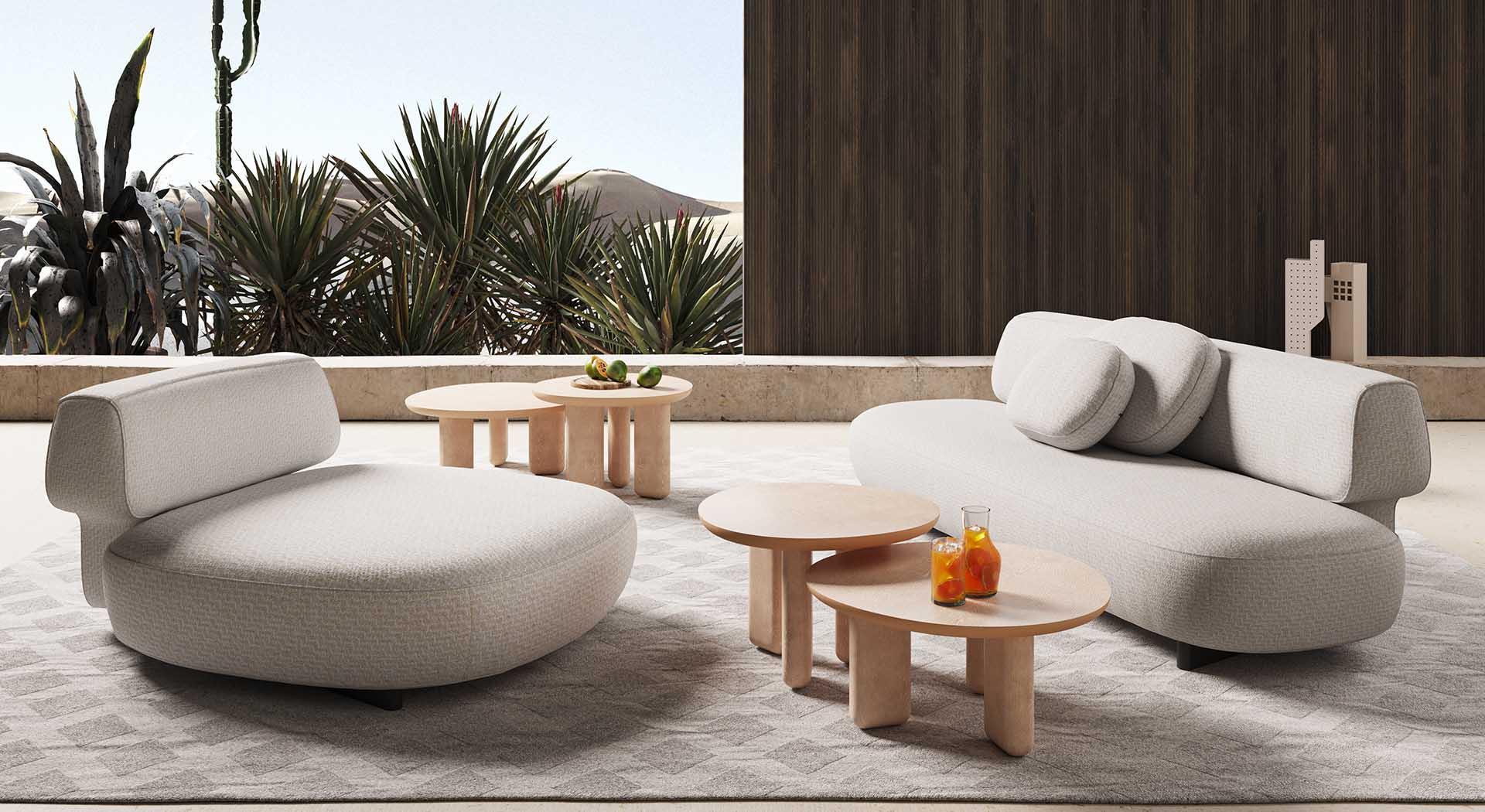 Szezlong TETU kremowy Liu Jo Living Eye on Design