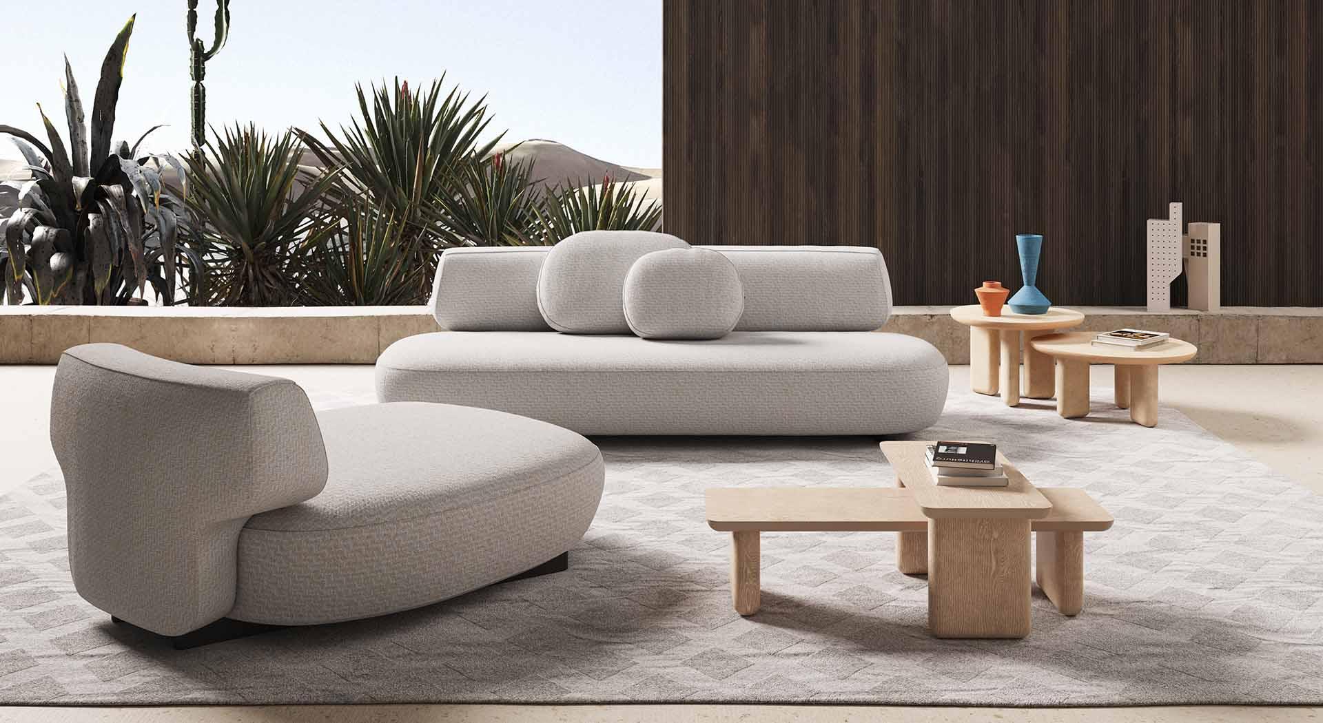 Szezlong TETU kremowy Liu Jo Living Eye on Design