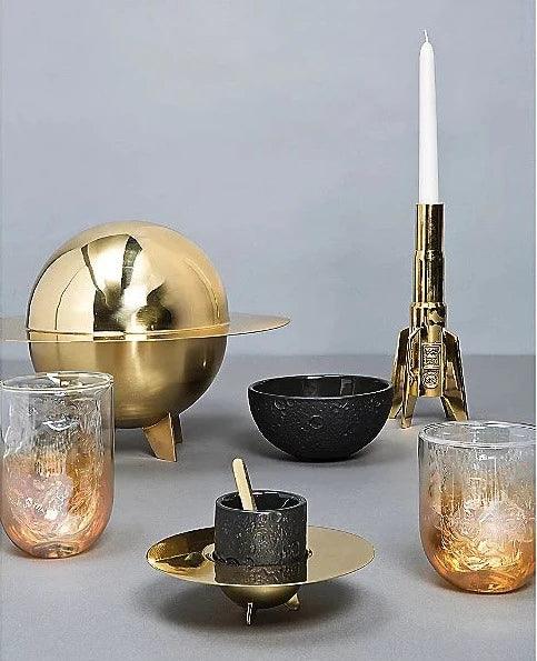 Szklanka METEORITE GLASS brązowy Seletti Eye on Design