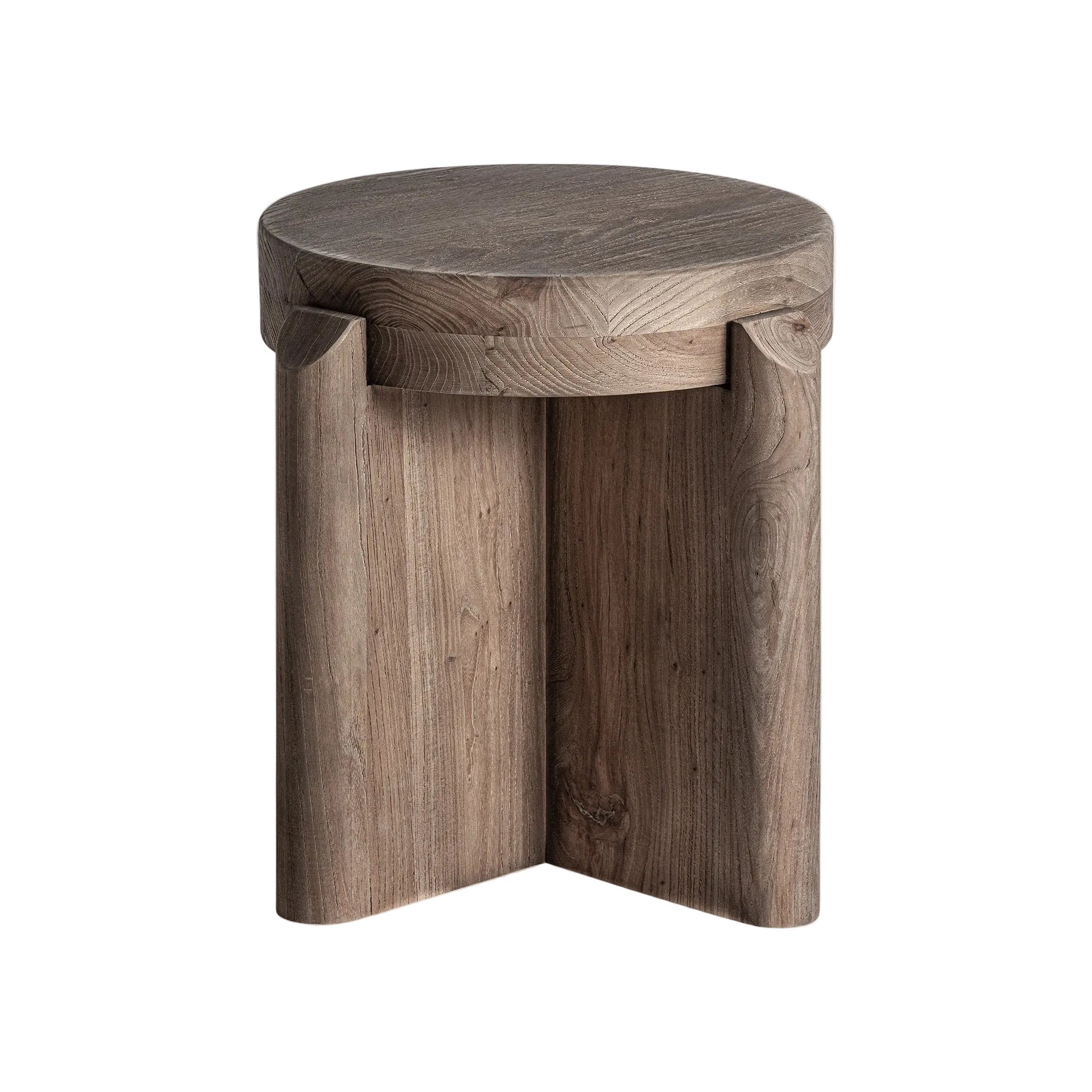 Hocker JACQUARD aus Weidenholz