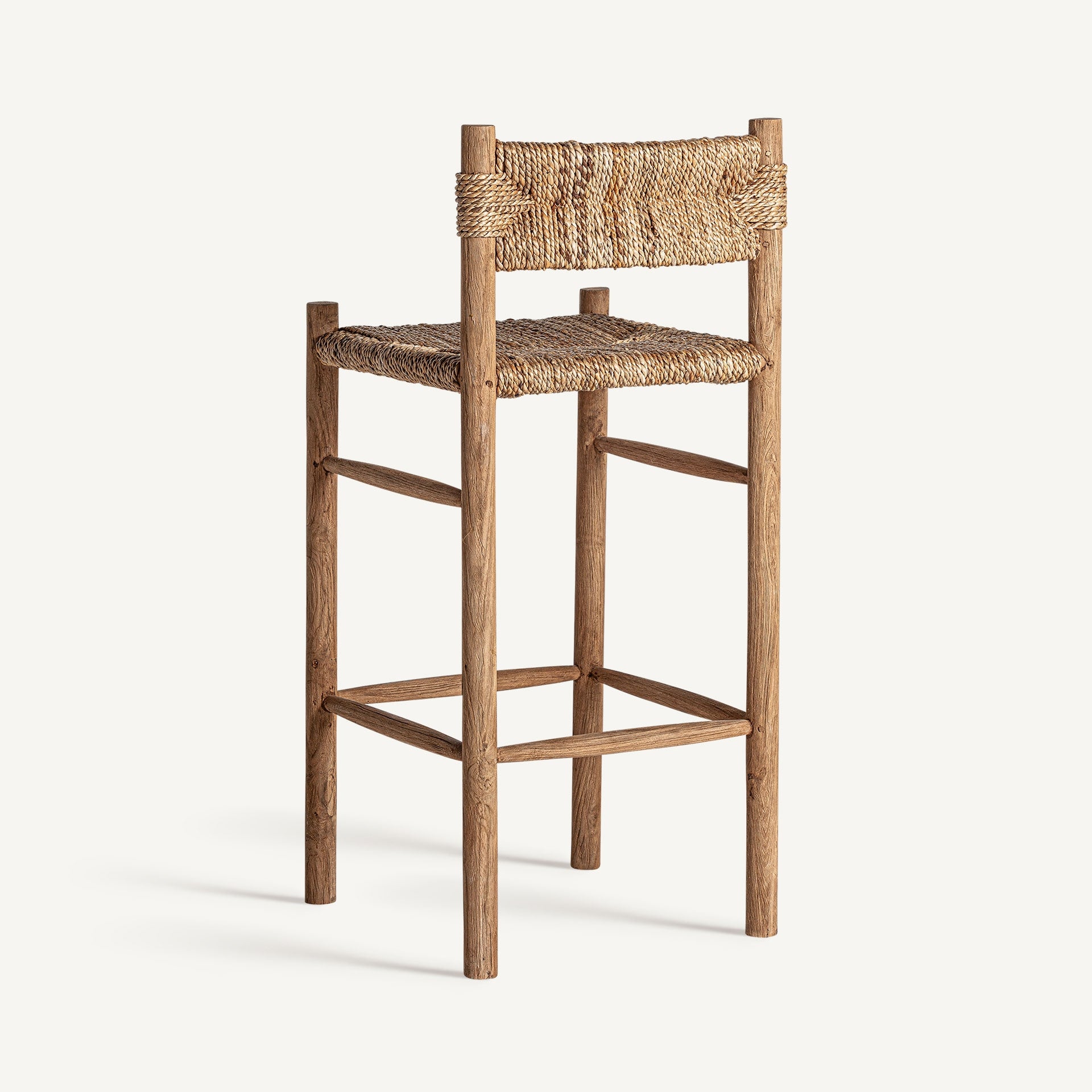 Barhocker VOGHERA aus Teakholz